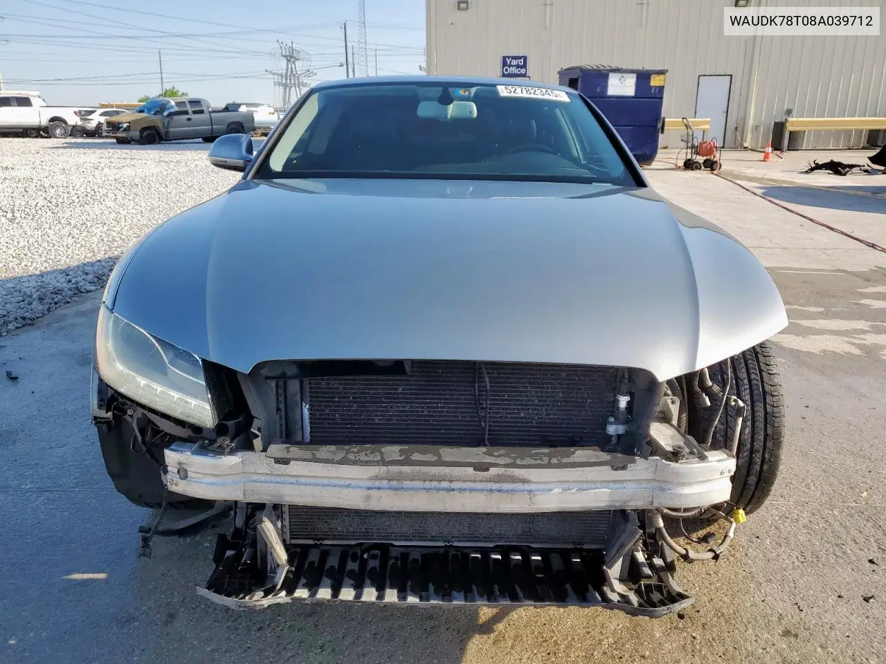 2008 Audi A5 Quattro VIN: WAUDK78T08A039712 Lot: 52782345