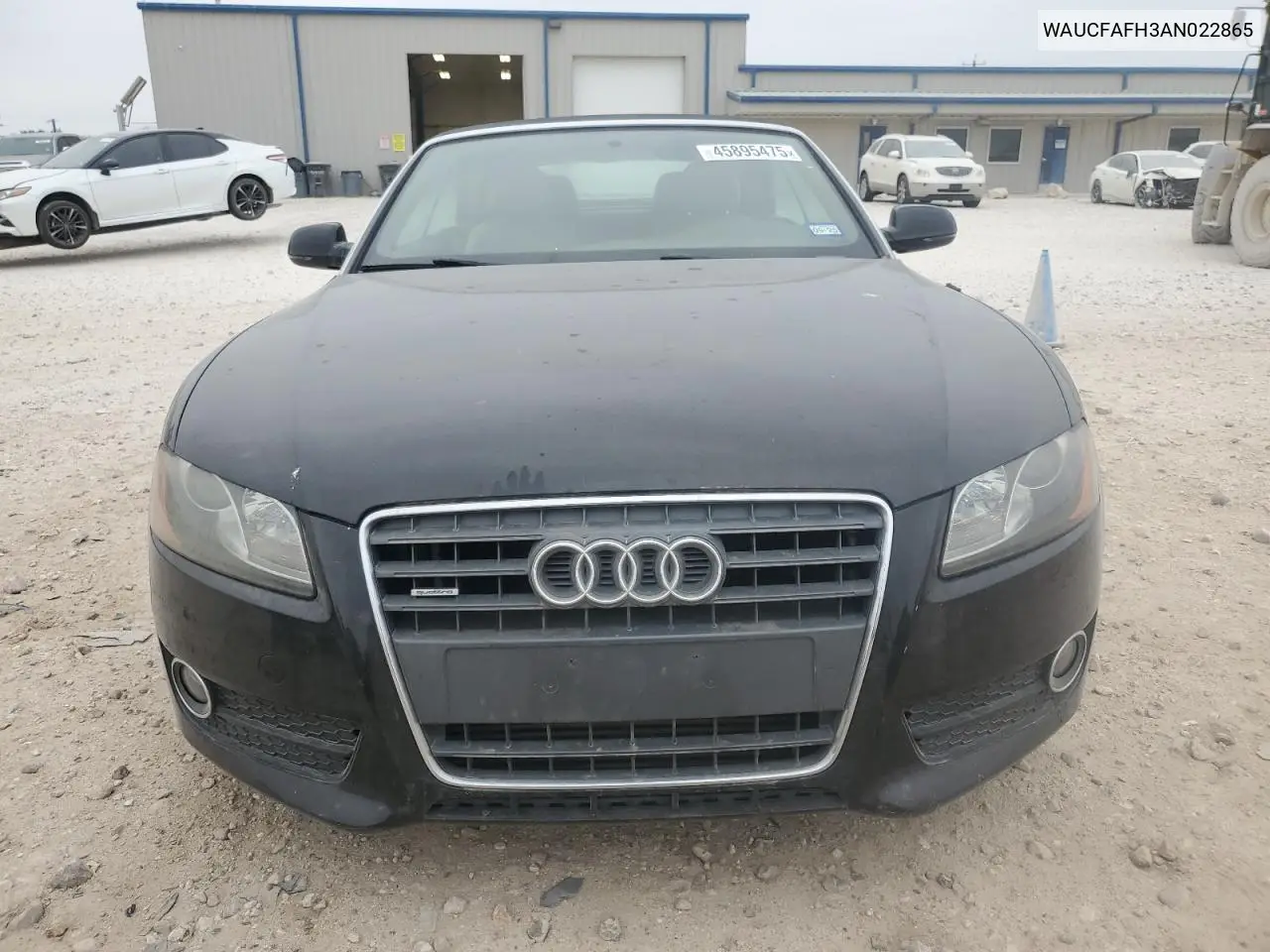 2010 Audi A5 Premium VIN: WAUCFAFH3AN022865 Lot: 45895475