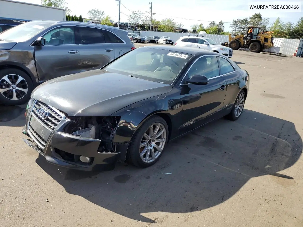 2011 Audi A5 Premium Plus VIN: WAURFAFR2BA008466 Lot: 56103305