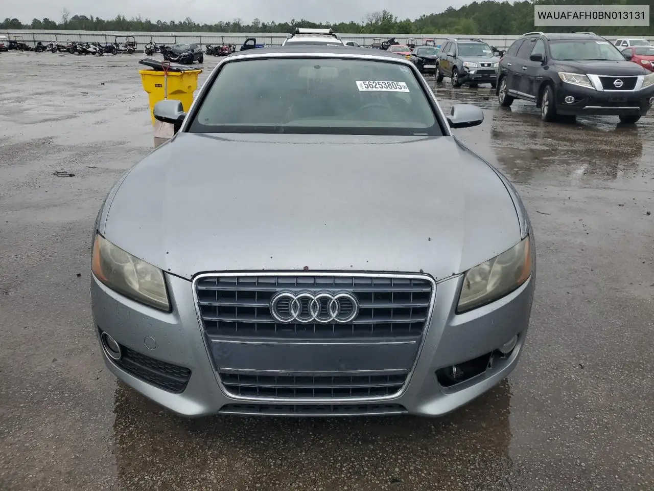 2011 Audi A5 Premium VIN: WAUAFAFH0BN013131 Lot: 56253805