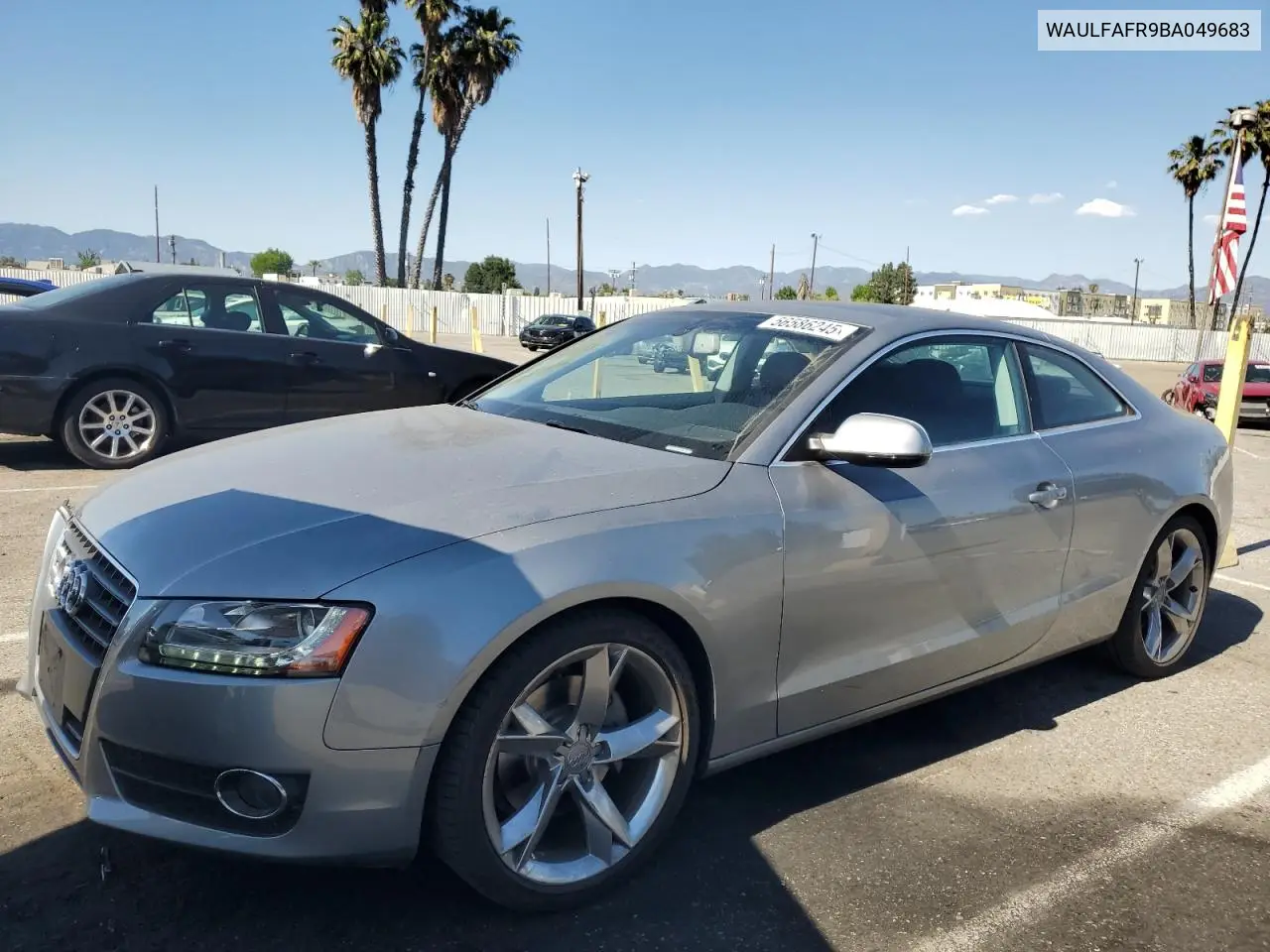 2011 Audi A5 Premium Plus VIN: WAULFAFR9BA049683 Lot: 56586245