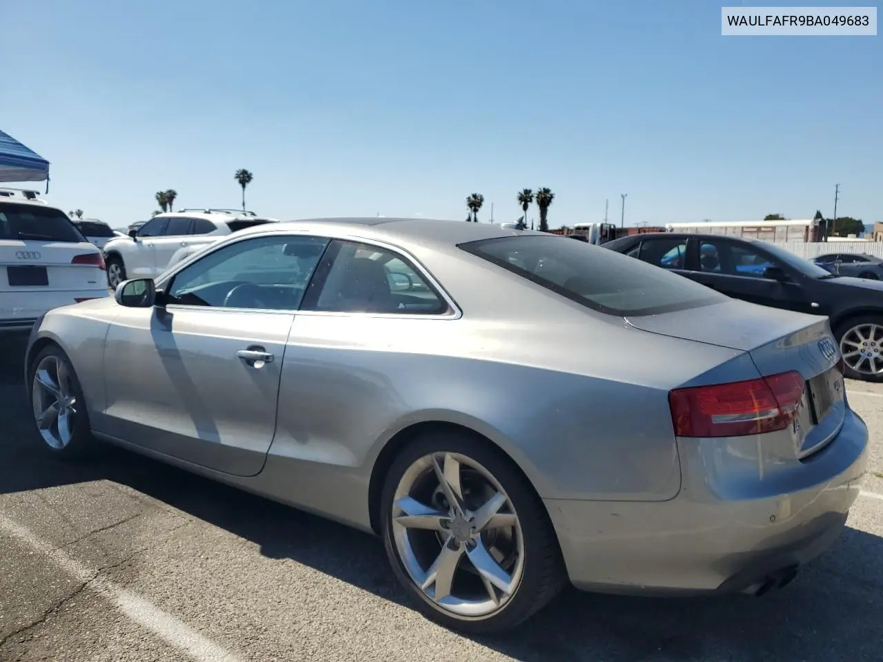 2011 Audi A5 Premium Plus VIN: WAULFAFR9BA049683 Lot: 56586245