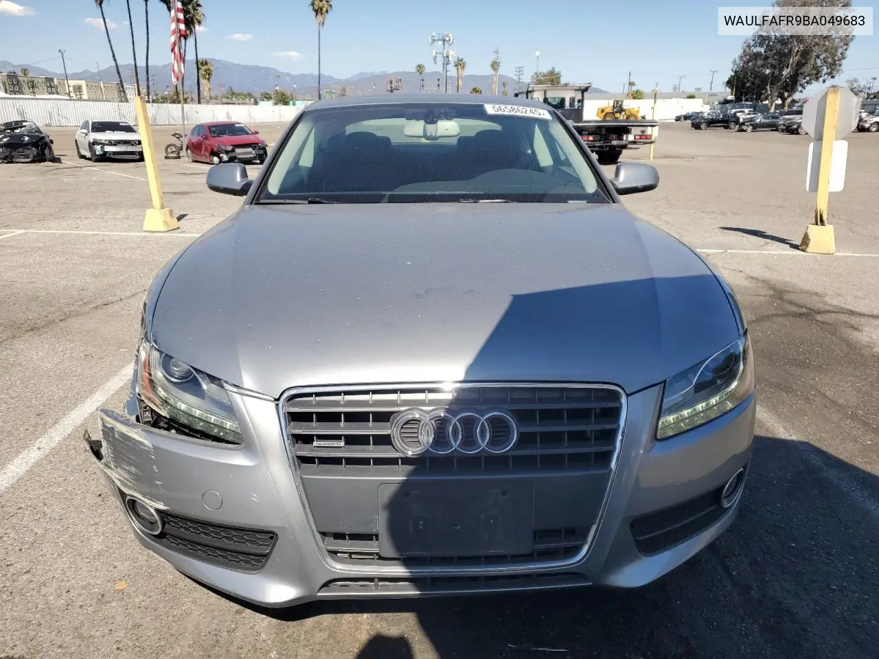 2011 Audi A5 Premium Plus VIN: WAULFAFR9BA049683 Lot: 56586245