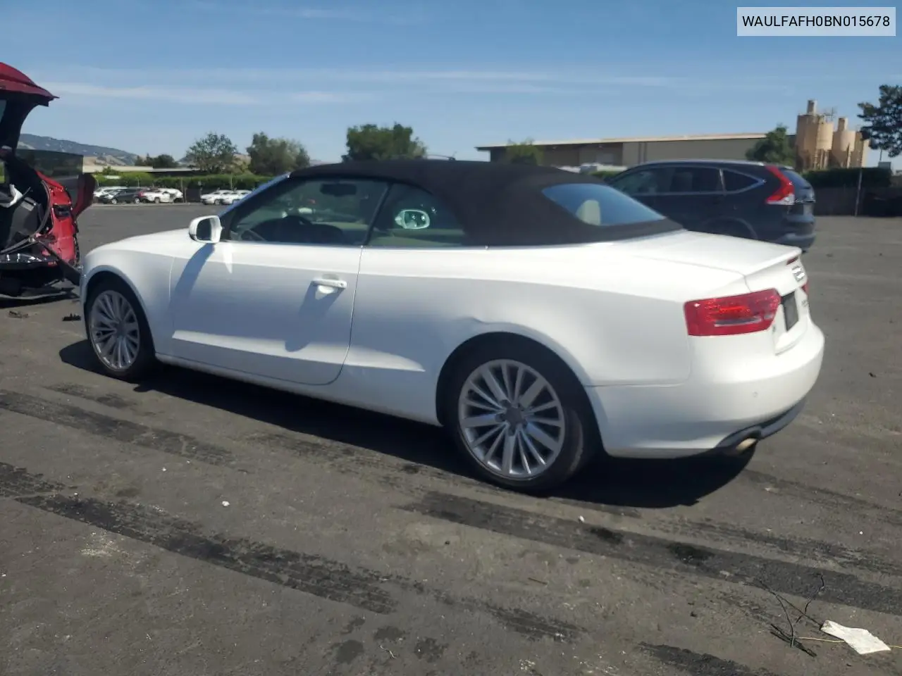 2011 Audi A5 Premium Plus VIN: WAULFAFH0BN015678 Lot: 56942035