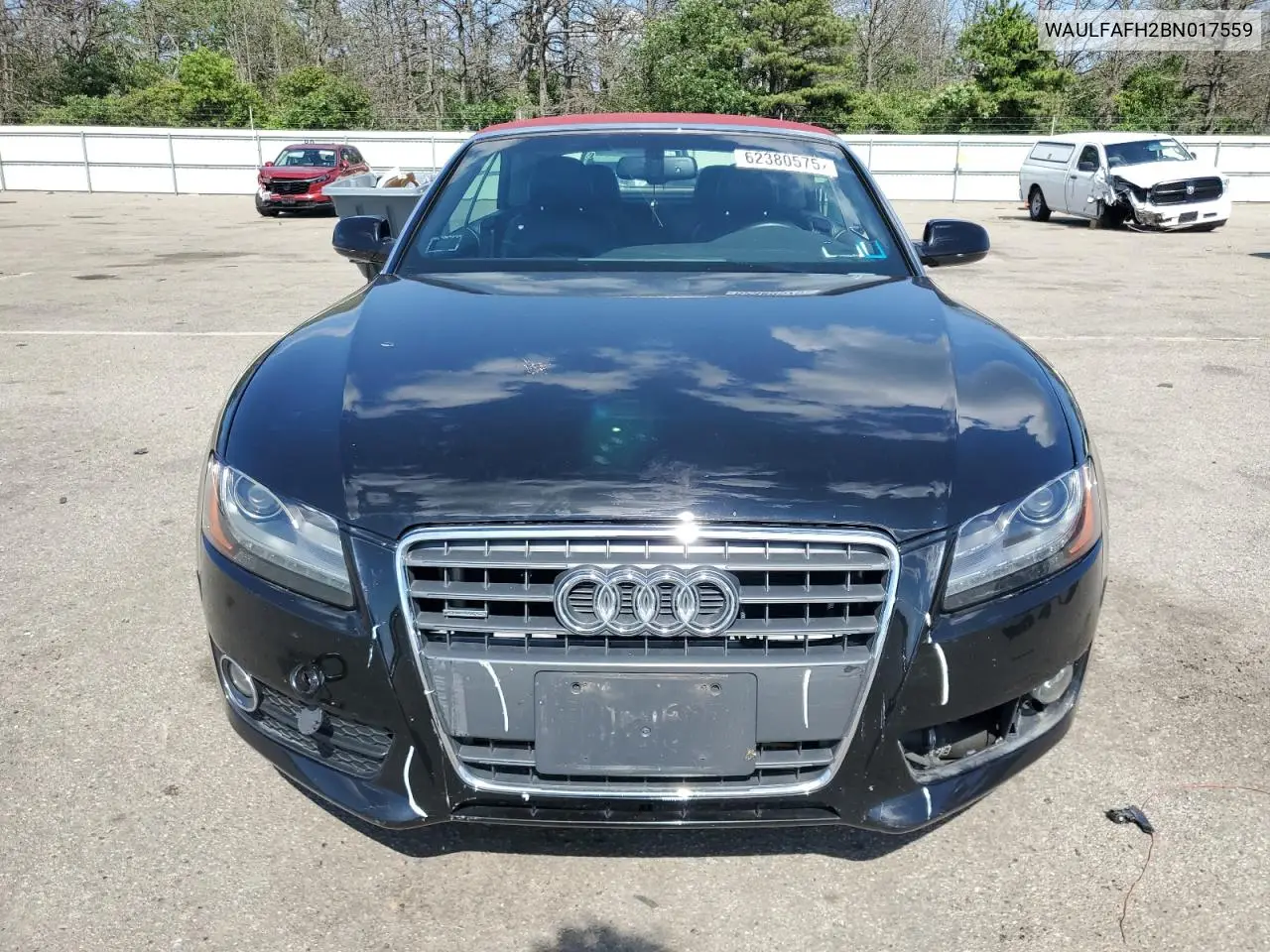 2011 Audi A5 Premium Plus VIN: WAULFAFH2BN017559 Lot: 62380575