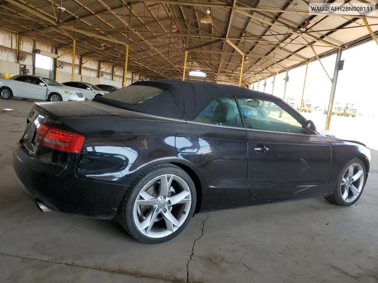 2011 Audi A5 Premium Plus VIN: WAUJFAFH2BN008111 Lot: 62544055