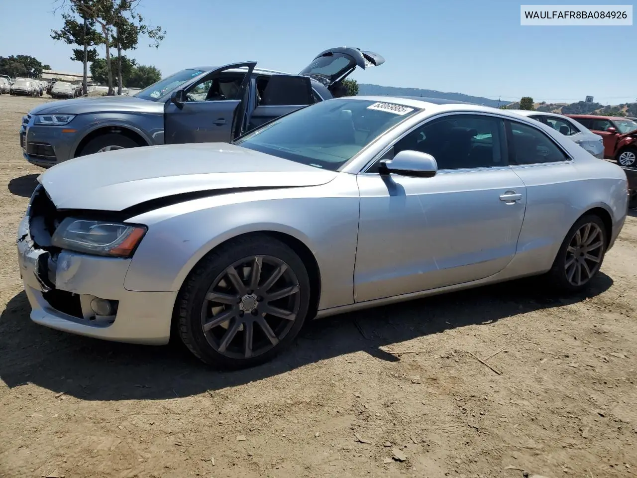 2011 Audi A5 Premium Plus VIN: WAULFAFR8BA084926 Lot: 63069885