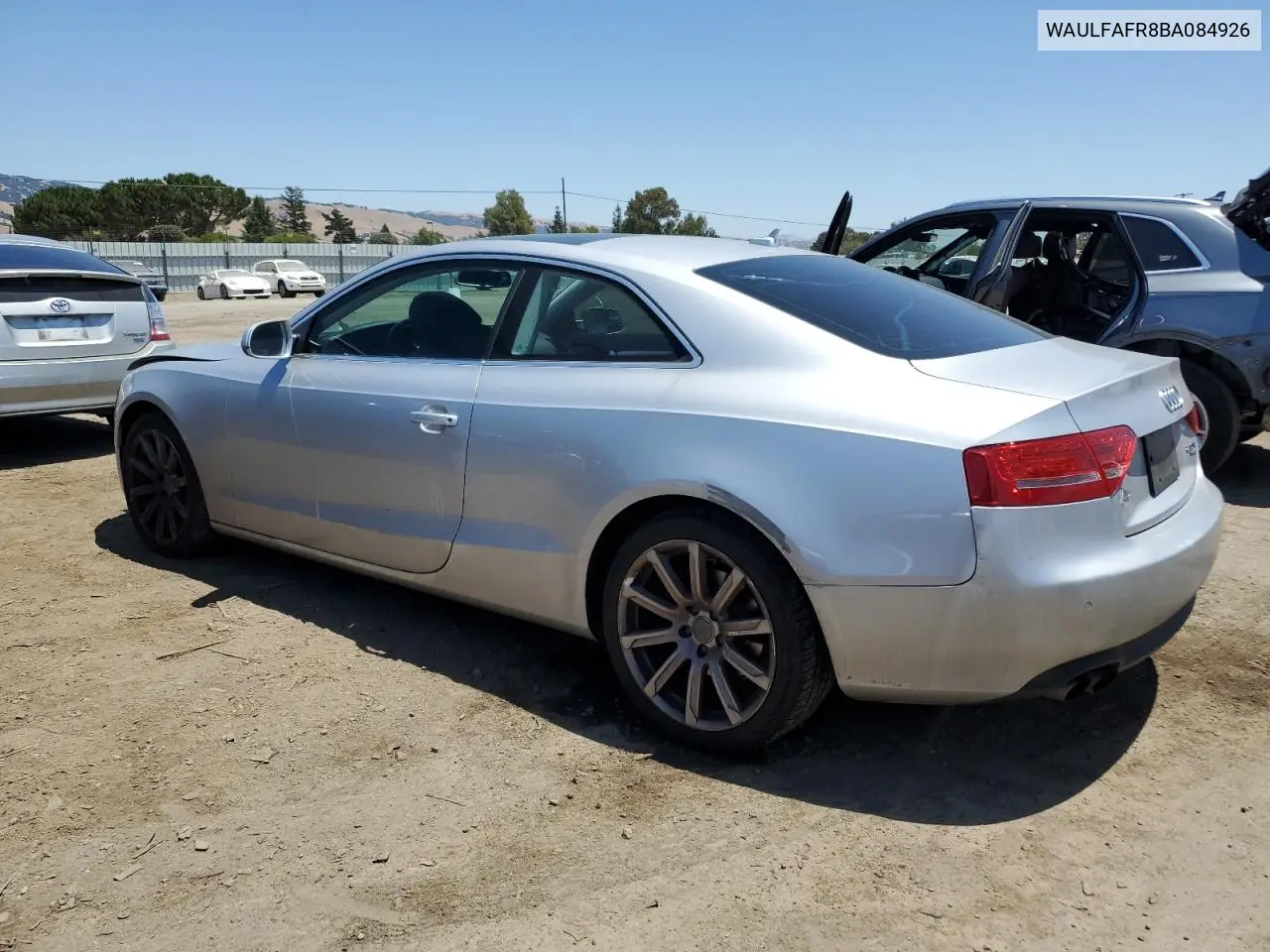 2011 Audi A5 Premium Plus VIN: WAULFAFR8BA084926 Lot: 63069885