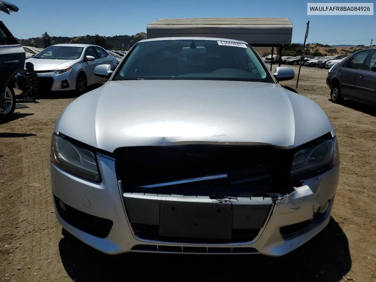 2011 Audi A5 Premium Plus VIN: WAULFAFR8BA084926 Lot: 63069885