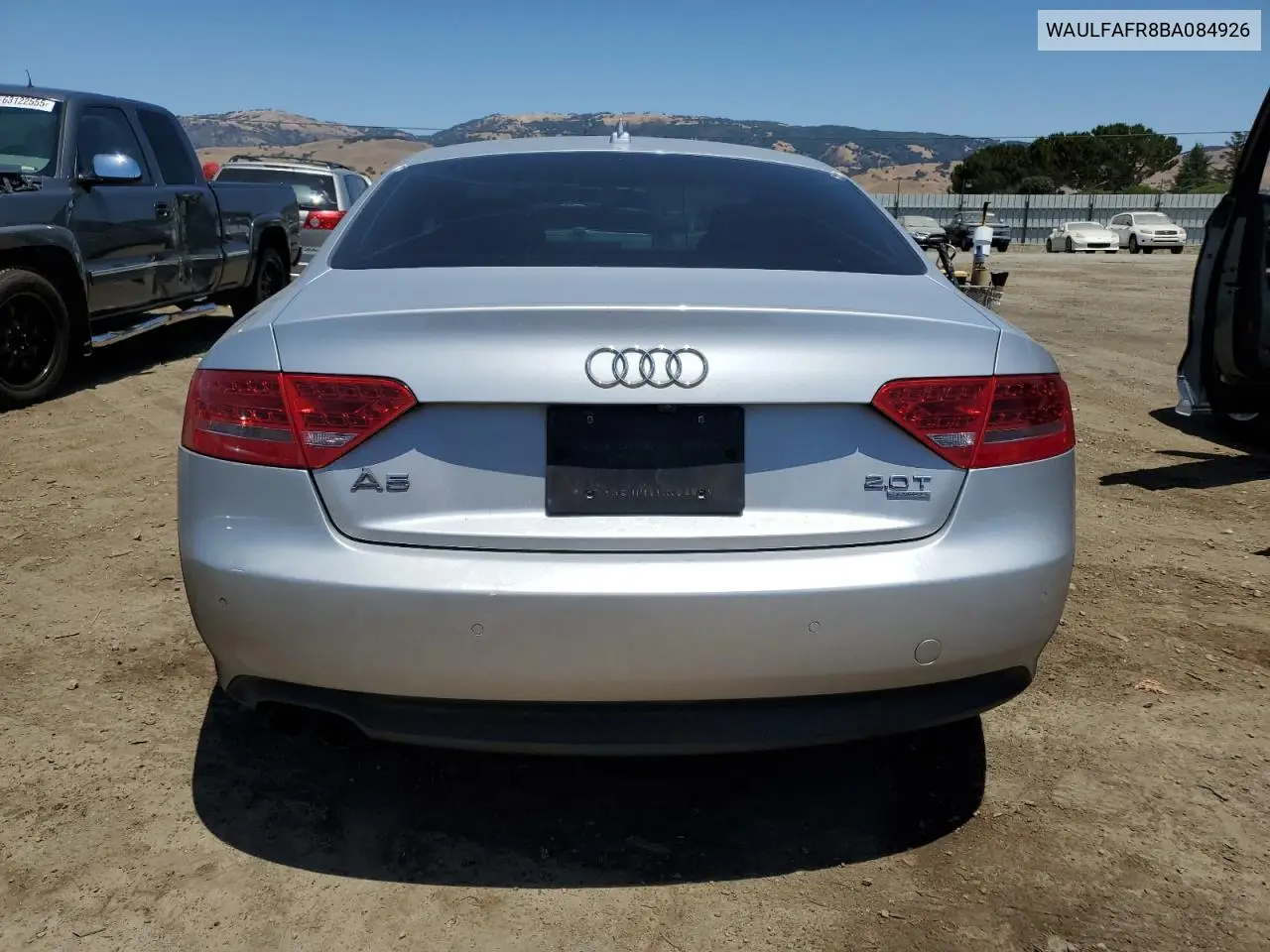 2011 Audi A5 Premium Plus VIN: WAULFAFR8BA084926 Lot: 63069885