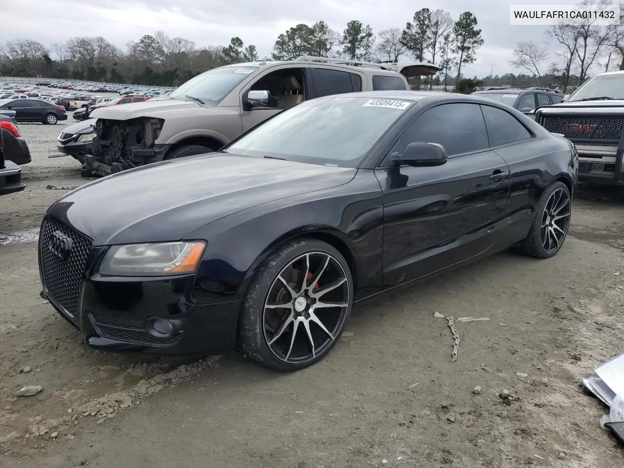 2012 Audi A5 Premium Plus VIN: WAULFAFR1CA011432 Lot: 43509415