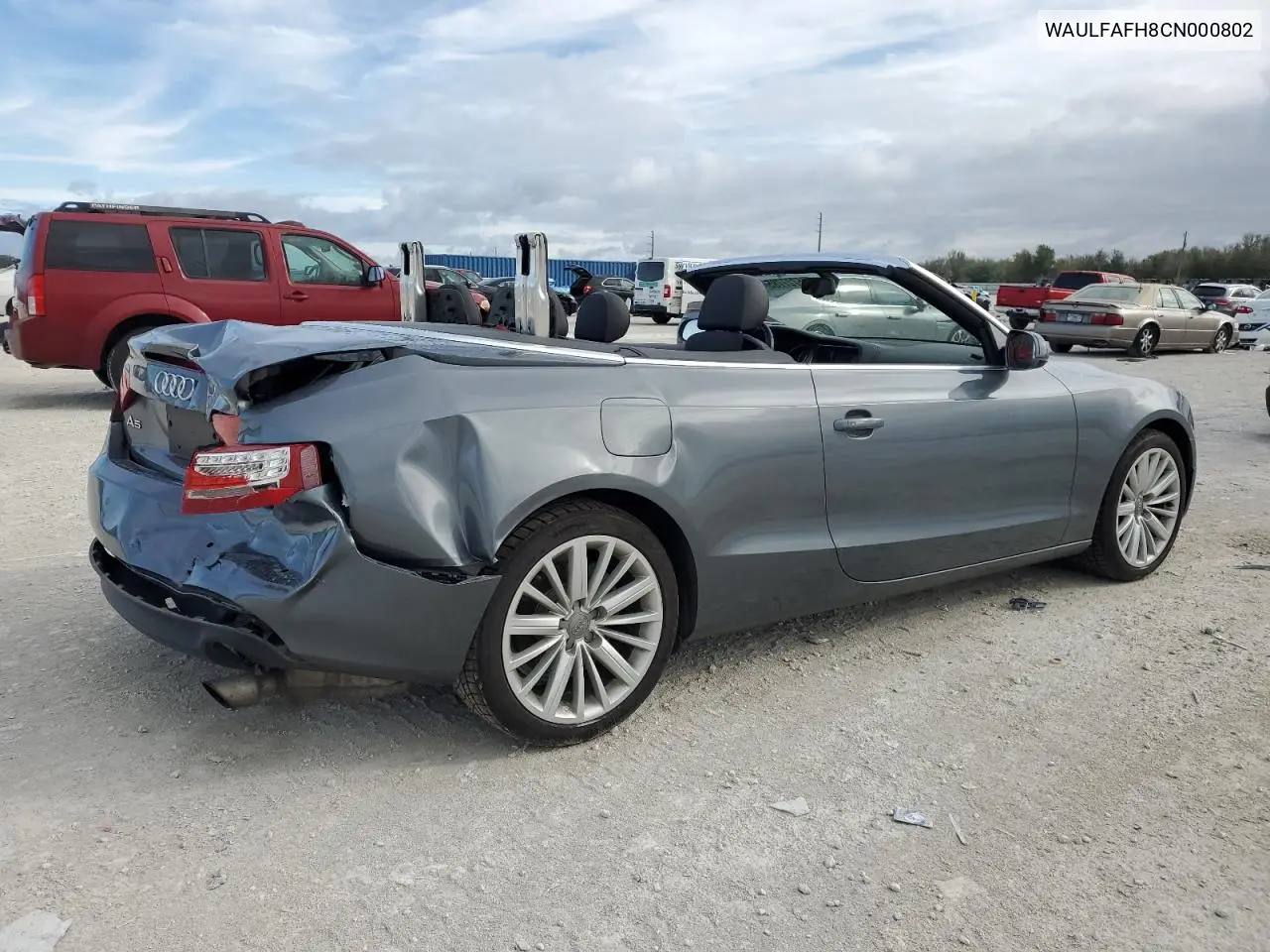 2012 Audi A5 Premium Plus VIN: WAULFAFH8CN000802 Lot: 45727785