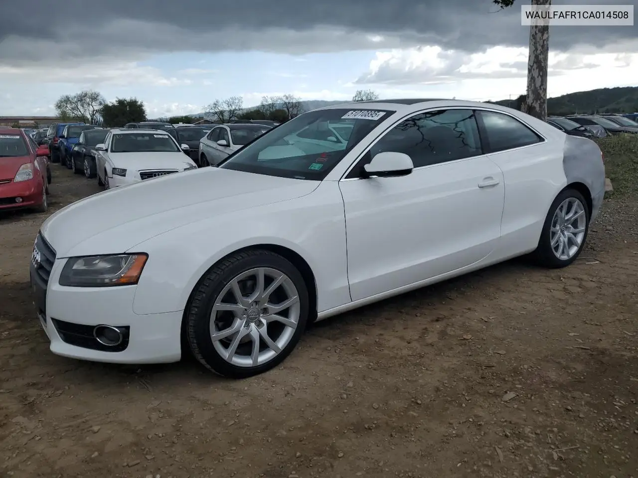 2012 Audi A5 Premium Plus VIN: WAULFAFR1CA014508 Lot: 51010895