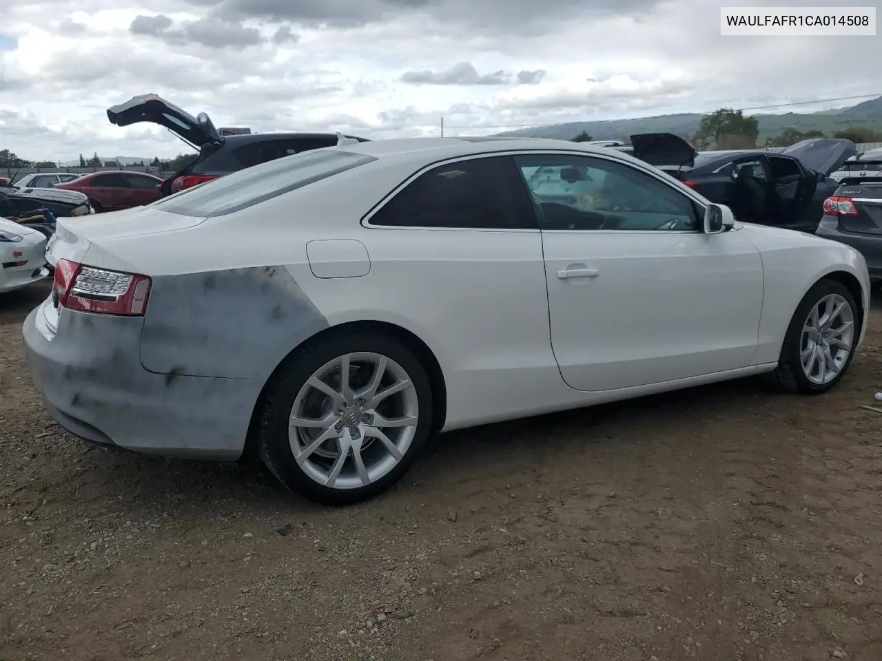 2012 Audi A5 Premium Plus VIN: WAULFAFR1CA014508 Lot: 51010895
