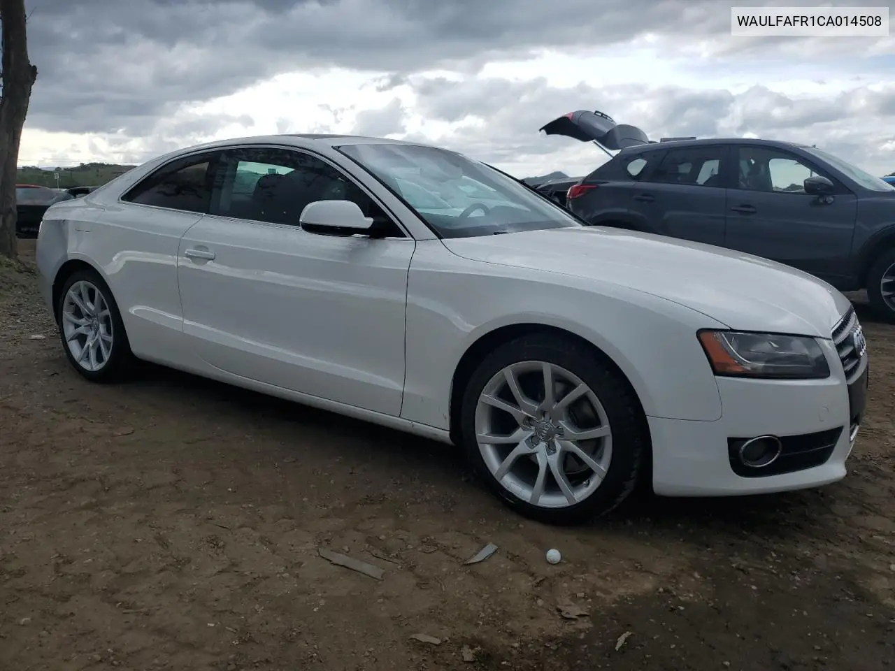 2012 Audi A5 Premium Plus VIN: WAULFAFR1CA014508 Lot: 51010895