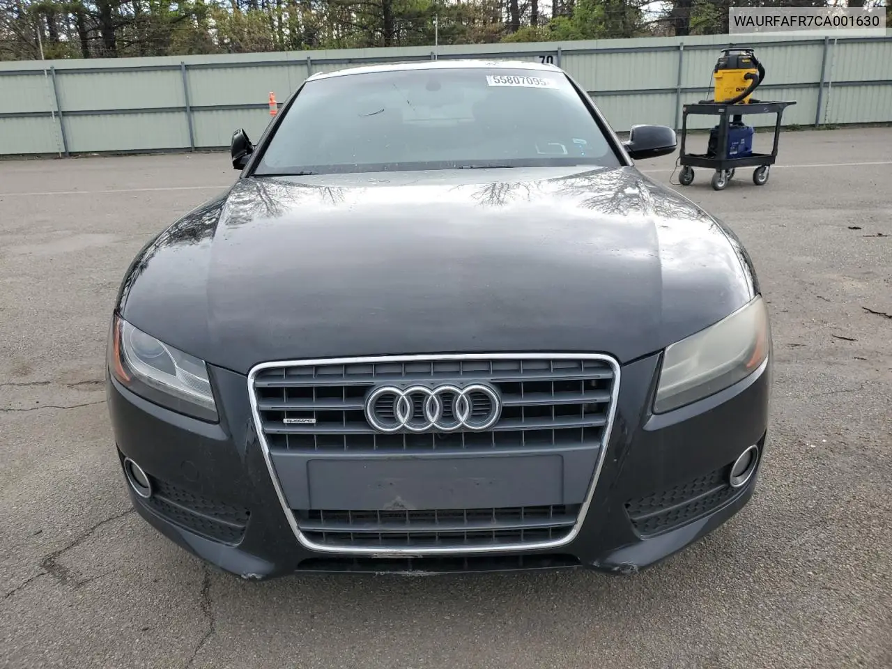 2012 Audi A5 Premium Plus VIN: WAURFAFR7CA001630 Lot: 55807095