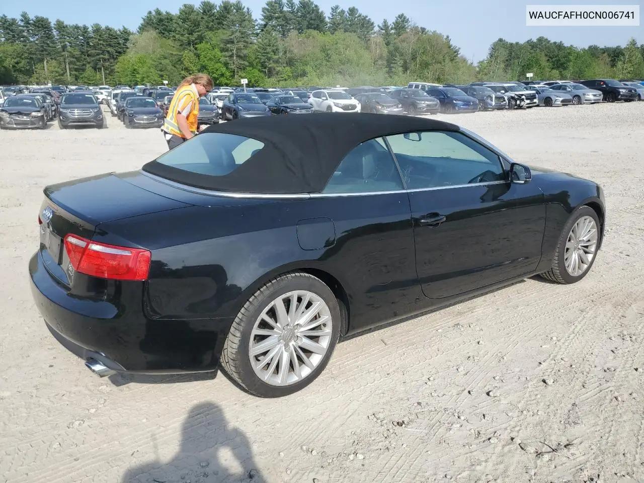 2012 Audi A5 Premium VIN: WAUCFAFH0CN006741 Lot: 56845035