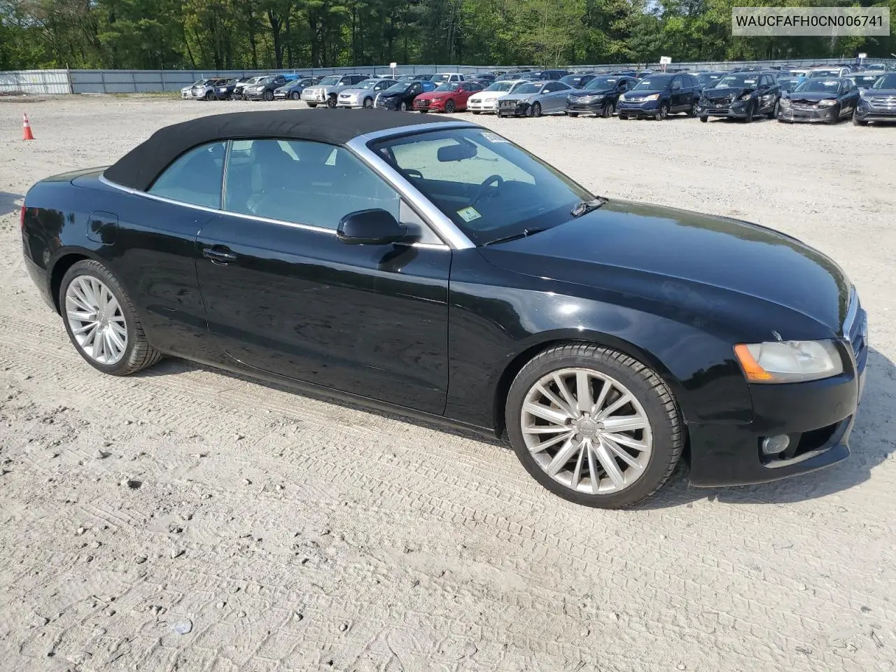 2012 Audi A5 Premium VIN: WAUCFAFH0CN006741 Lot: 56845035