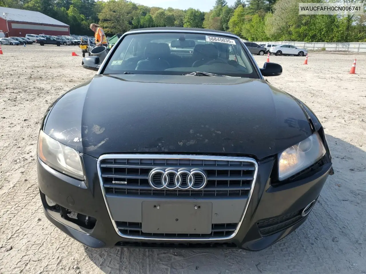 2012 Audi A5 Premium VIN: WAUCFAFH0CN006741 Lot: 56845035
