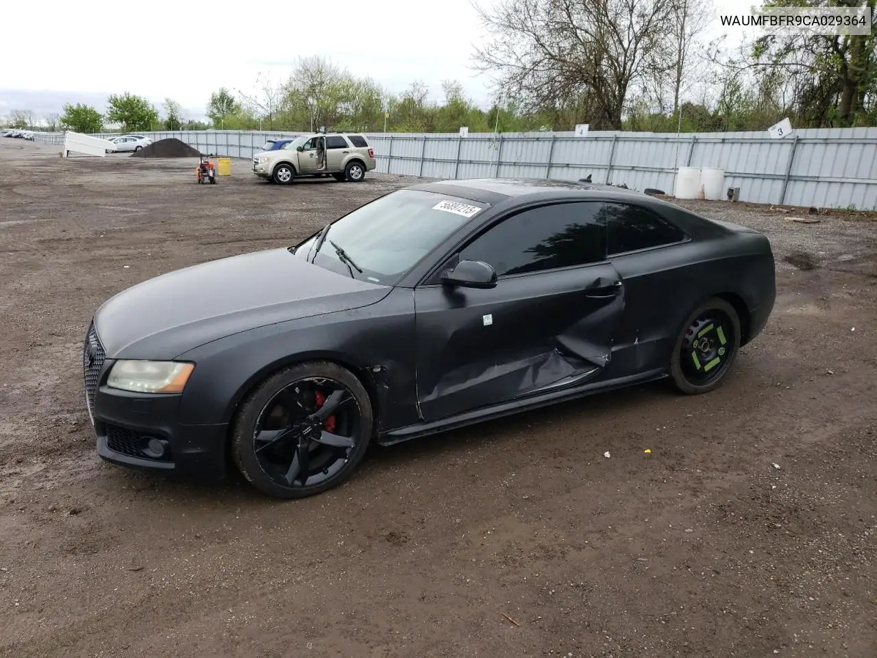 2012 Audi A5 Premium VIN: WAUMFBFR9CA029364 Lot: 56897215