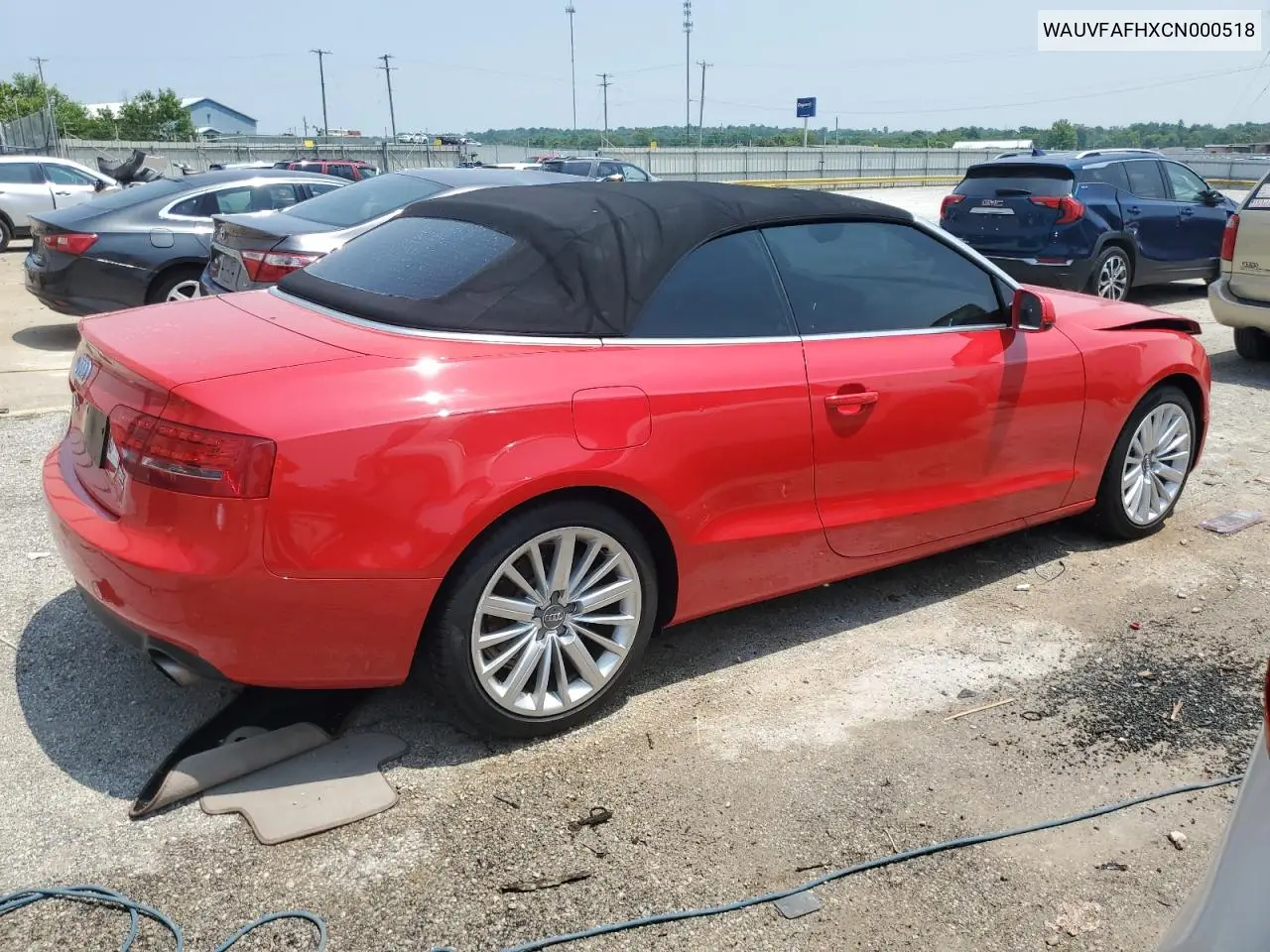 2012 Audi A5 Prestige VIN: WAUVFAFHXCN000518 Lot: 60019725