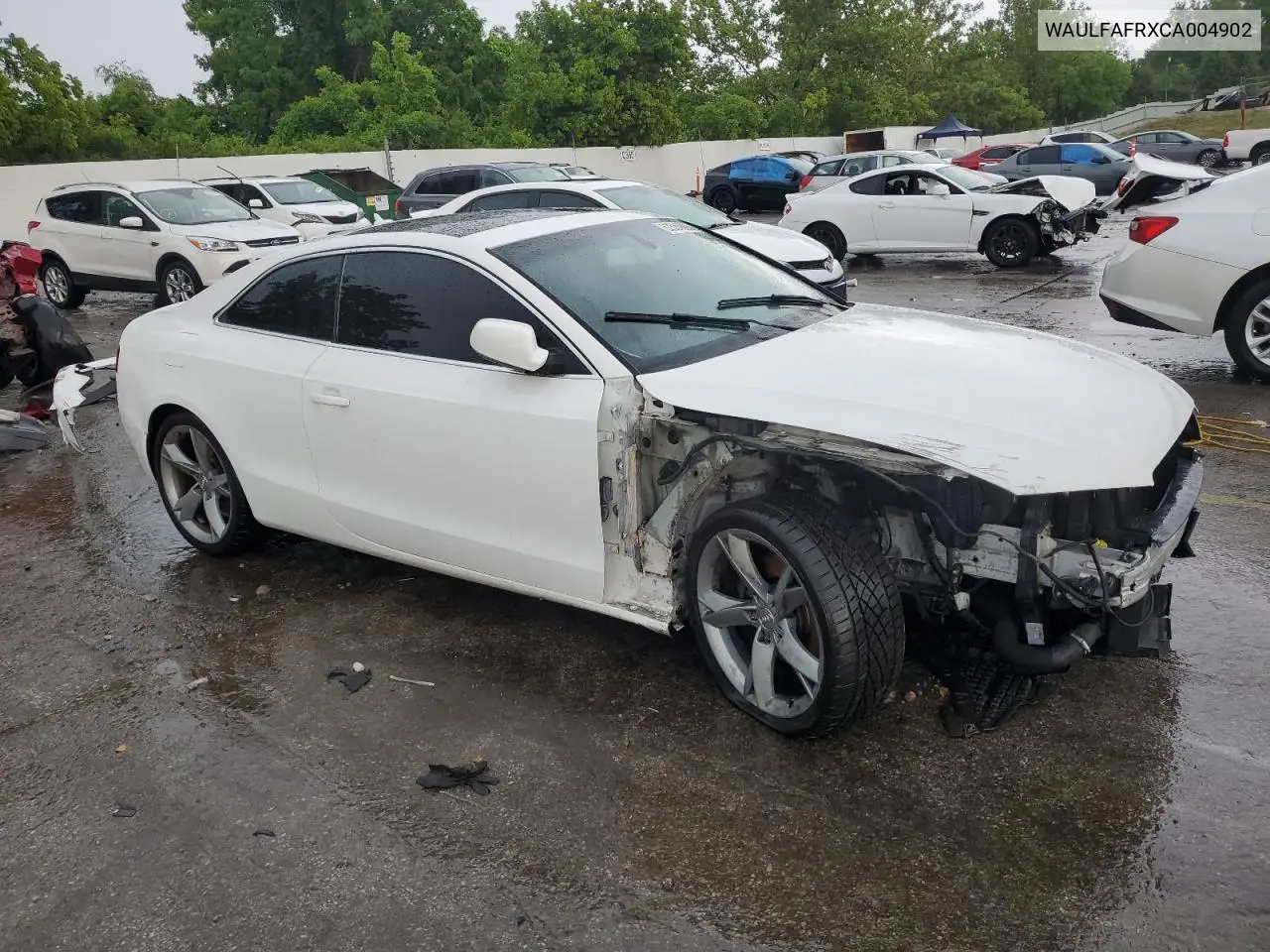 2012 Audi A5 Premium Plus VIN: WAULFAFRXCA004902 Lot: 62584605