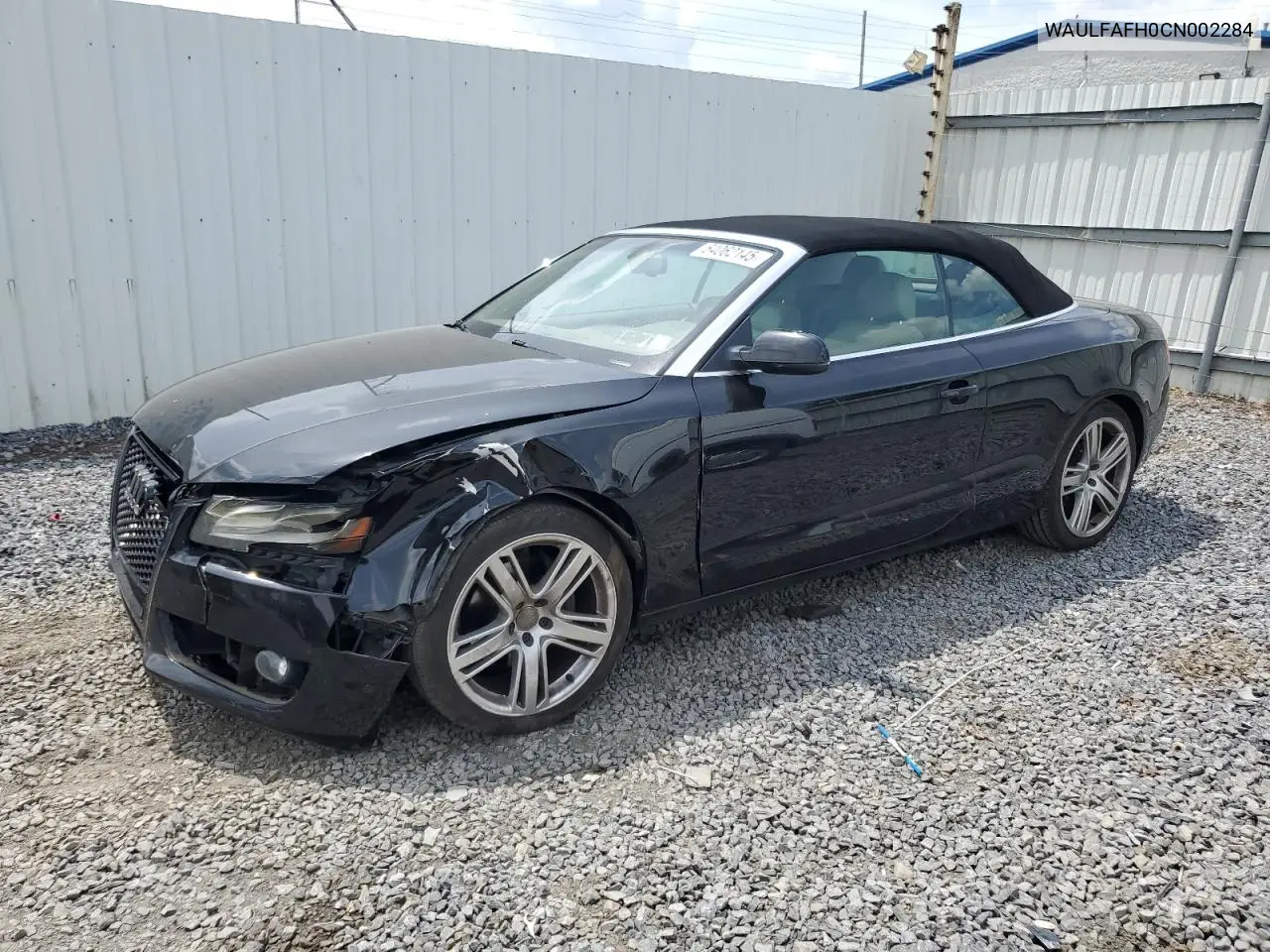 2012 Audi A5 Premium Plus VIN: WAULFAFH0CN002284 Lot: 64062145