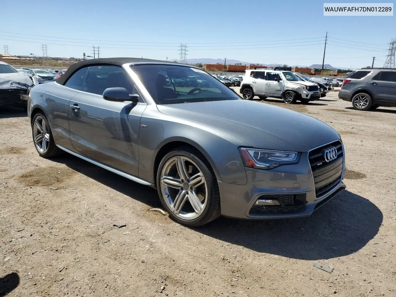 2013 Audi A5 Prestige VIN: WAUWFAFH7DN012289 Lot: 49825165