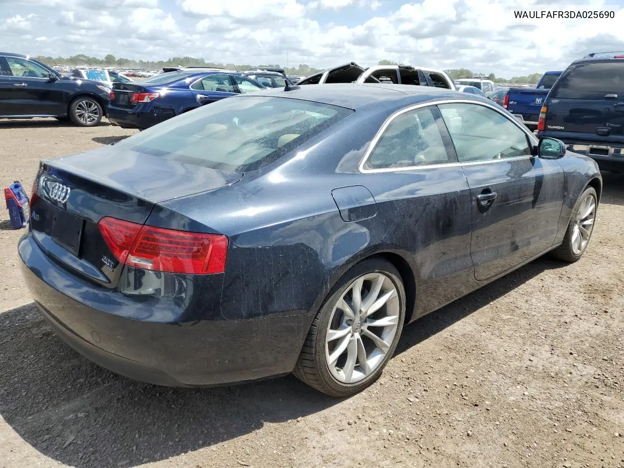 2013 Audi A5 Premium Plus VIN: WAULFAFR3DA025690 Lot: 55323575