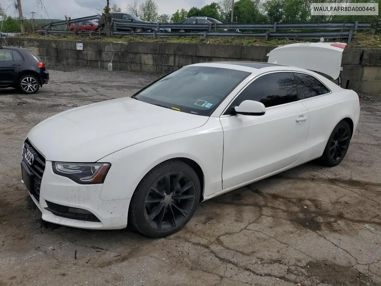 2013 Audi A5 Premium Plus VIN: WAULFAFR8DA000445 Lot: 56542345
