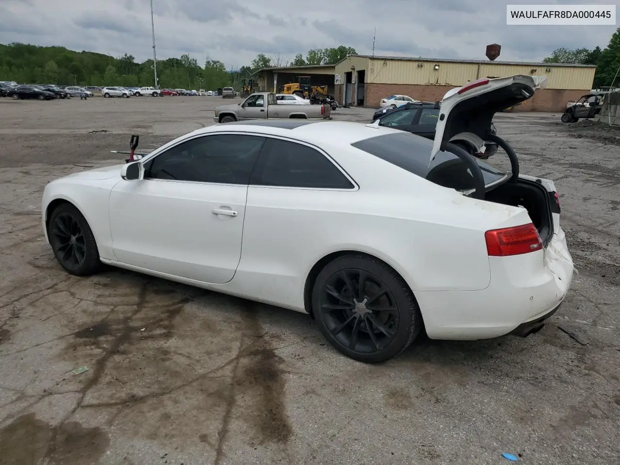 2013 Audi A5 Premium Plus VIN: WAULFAFR8DA000445 Lot: 56542345