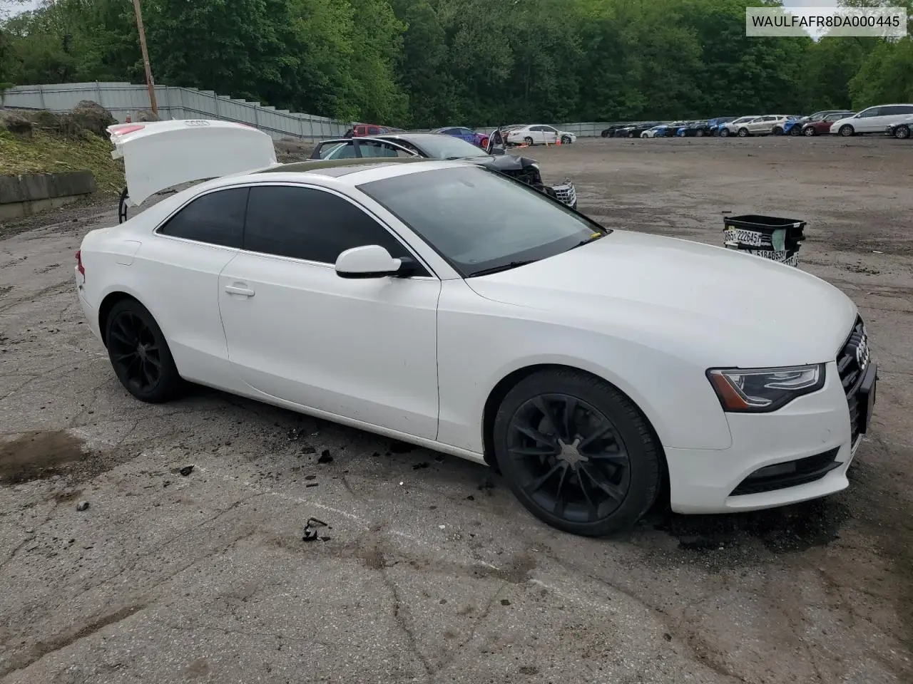 2013 Audi A5 Premium Plus VIN: WAULFAFR8DA000445 Lot: 56542345
