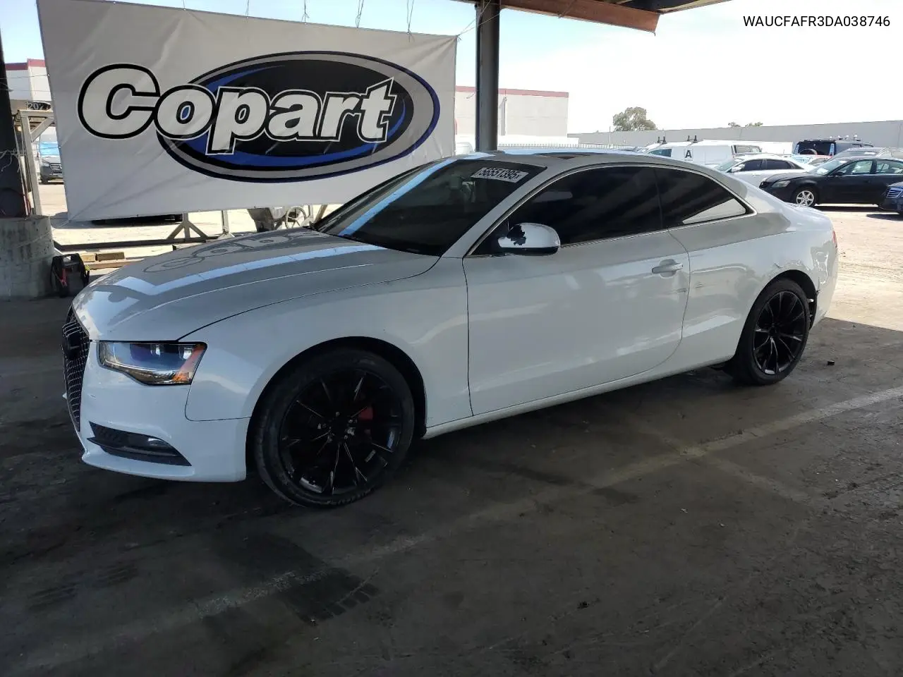 2013 Audi A5 Premium VIN: WAUCFAFR3DA038746 Lot: 56551395