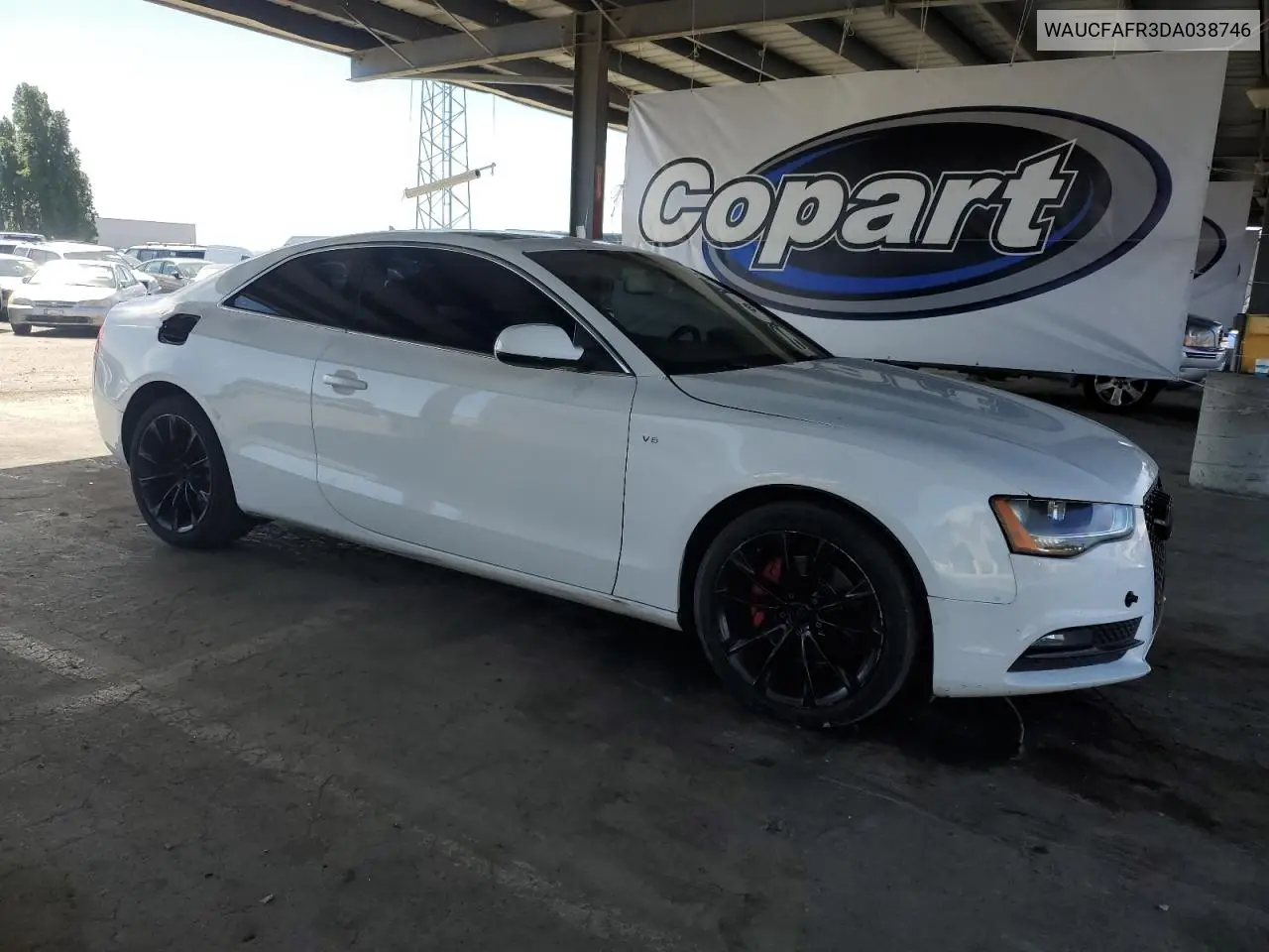 2013 Audi A5 Premium VIN: WAUCFAFR3DA038746 Lot: 56551395