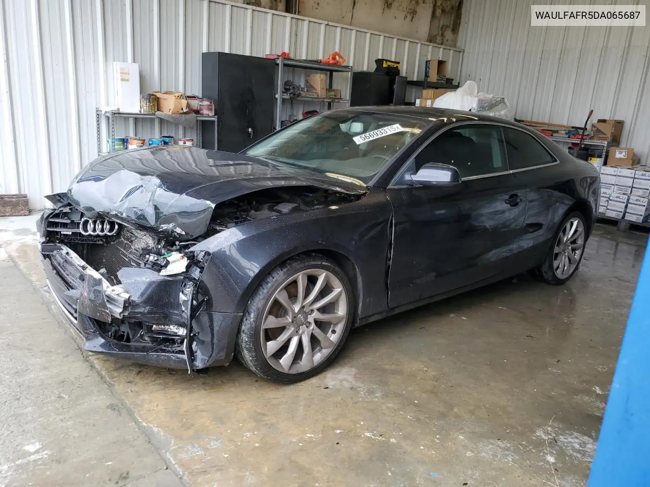 2013 Audi A5 Premium Plus VIN: WAULFAFR5DA065687 Lot: 56693315