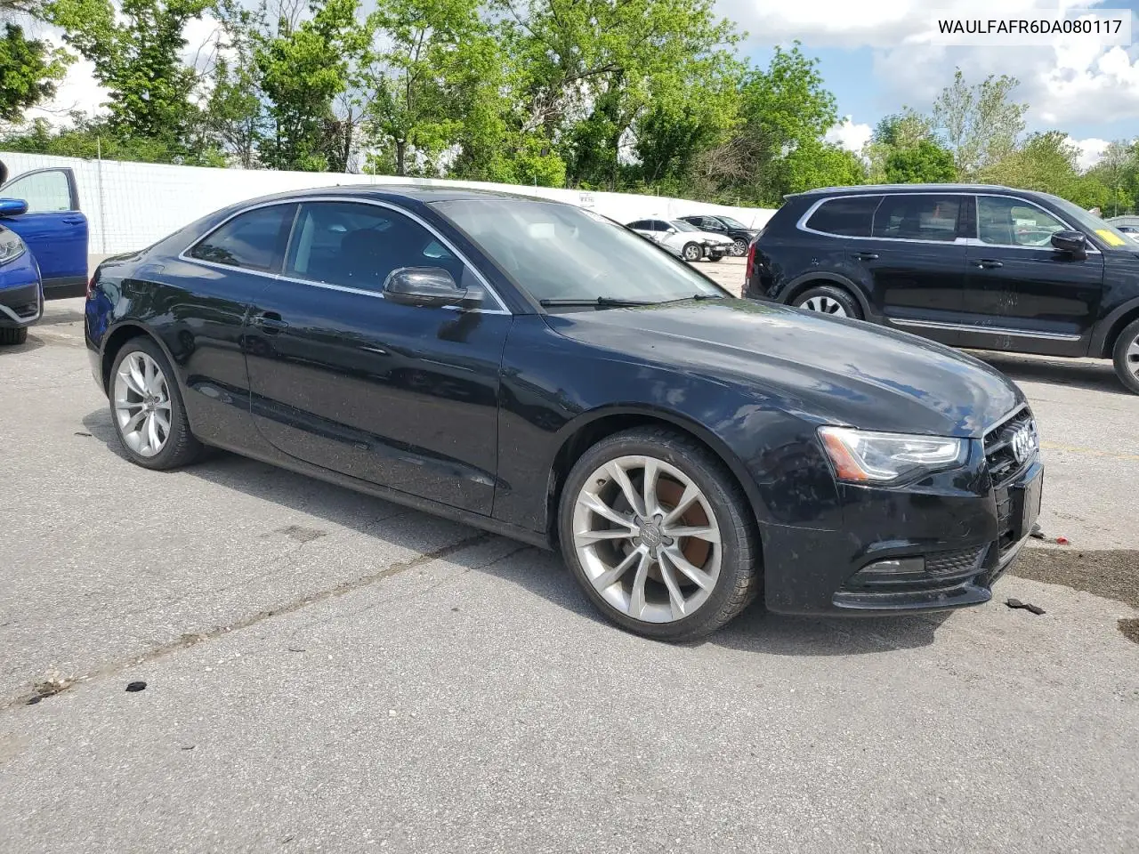 2013 Audi A5 Premium Plus VIN: WAULFAFR6DA080117 Lot: 56785585