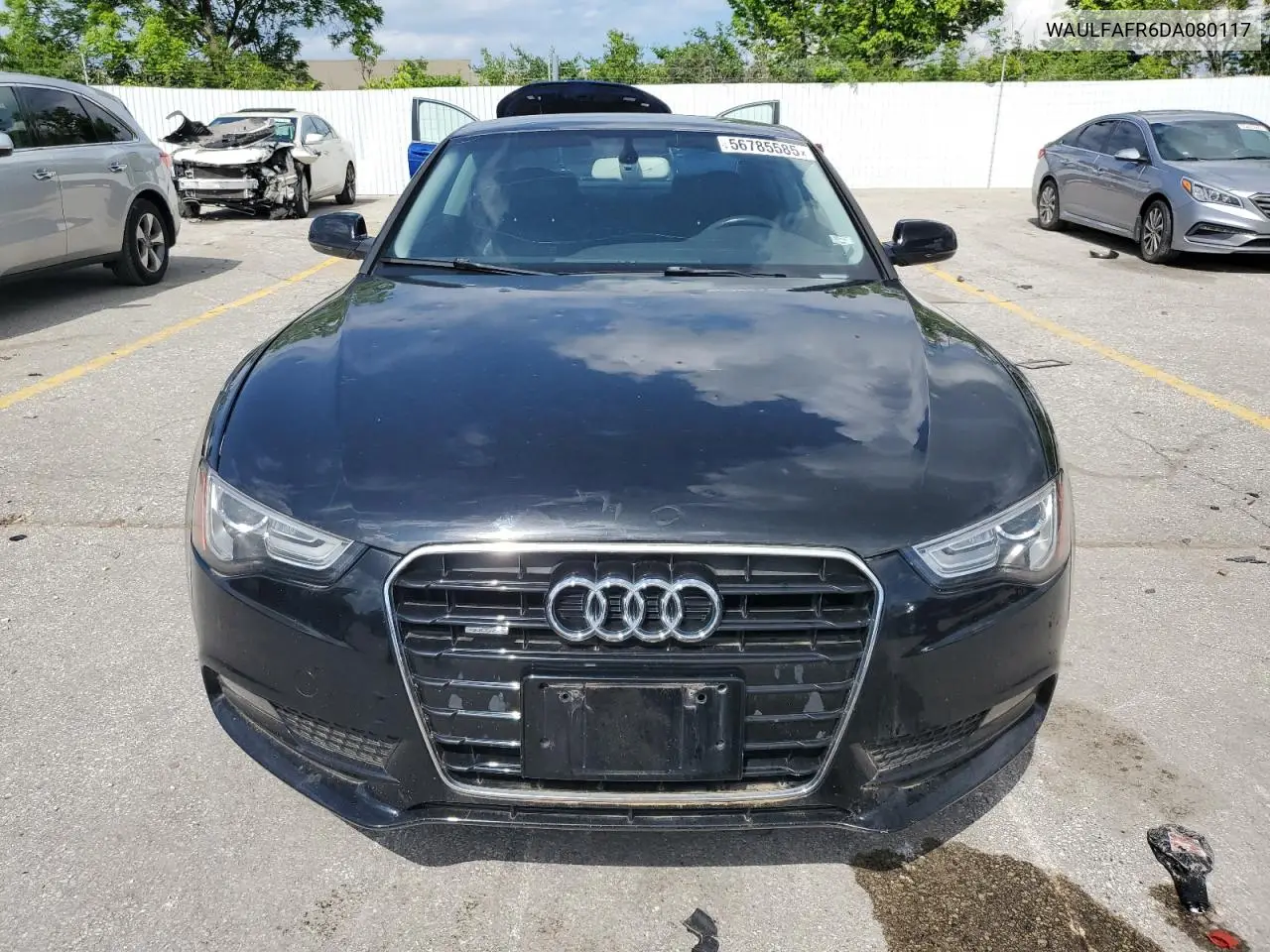 2013 Audi A5 Premium Plus VIN: WAULFAFR6DA080117 Lot: 56785585