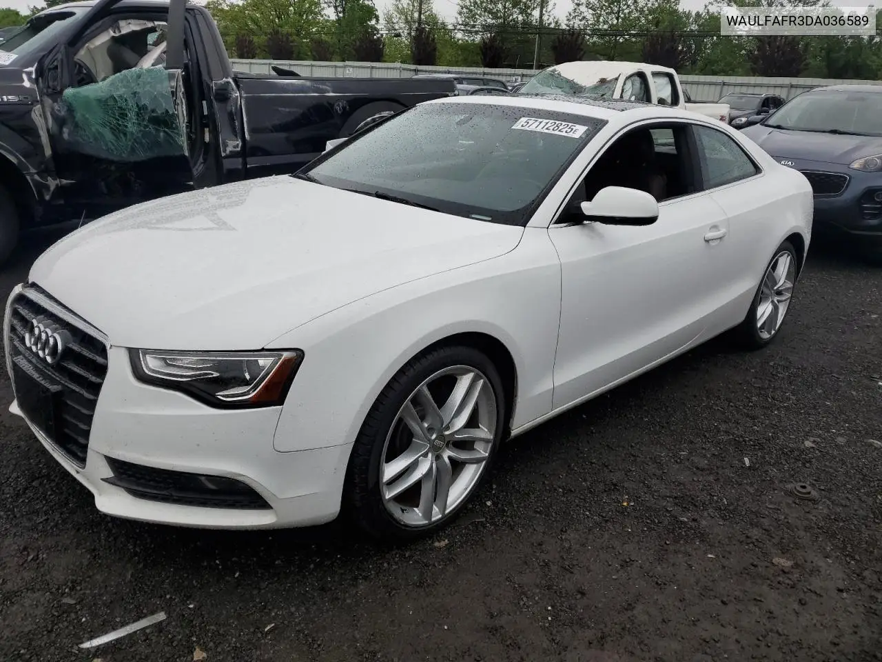 2013 Audi A5 Premium Plus VIN: WAULFAFR3DA036589 Lot: 57112825