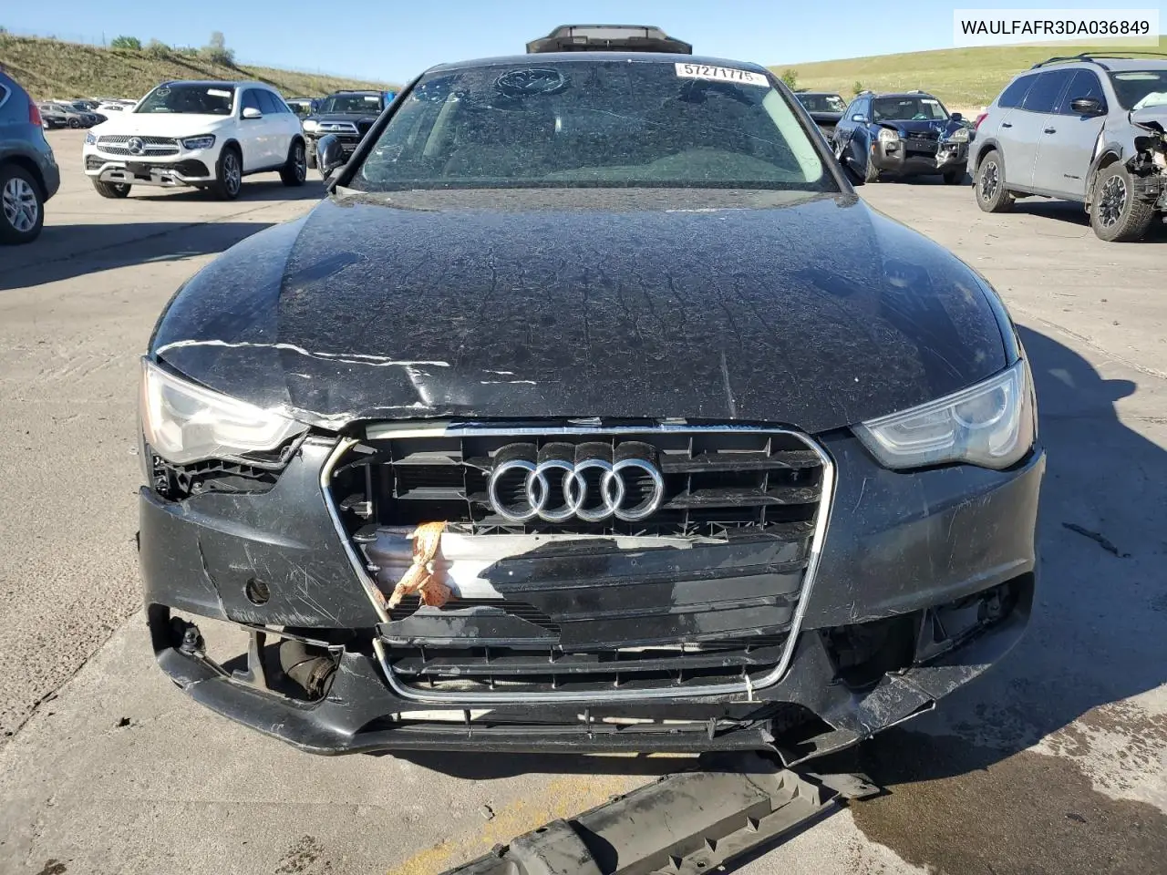 2013 Audi A5 Premium Plus VIN: WAULFAFR3DA036849 Lot: 57271775