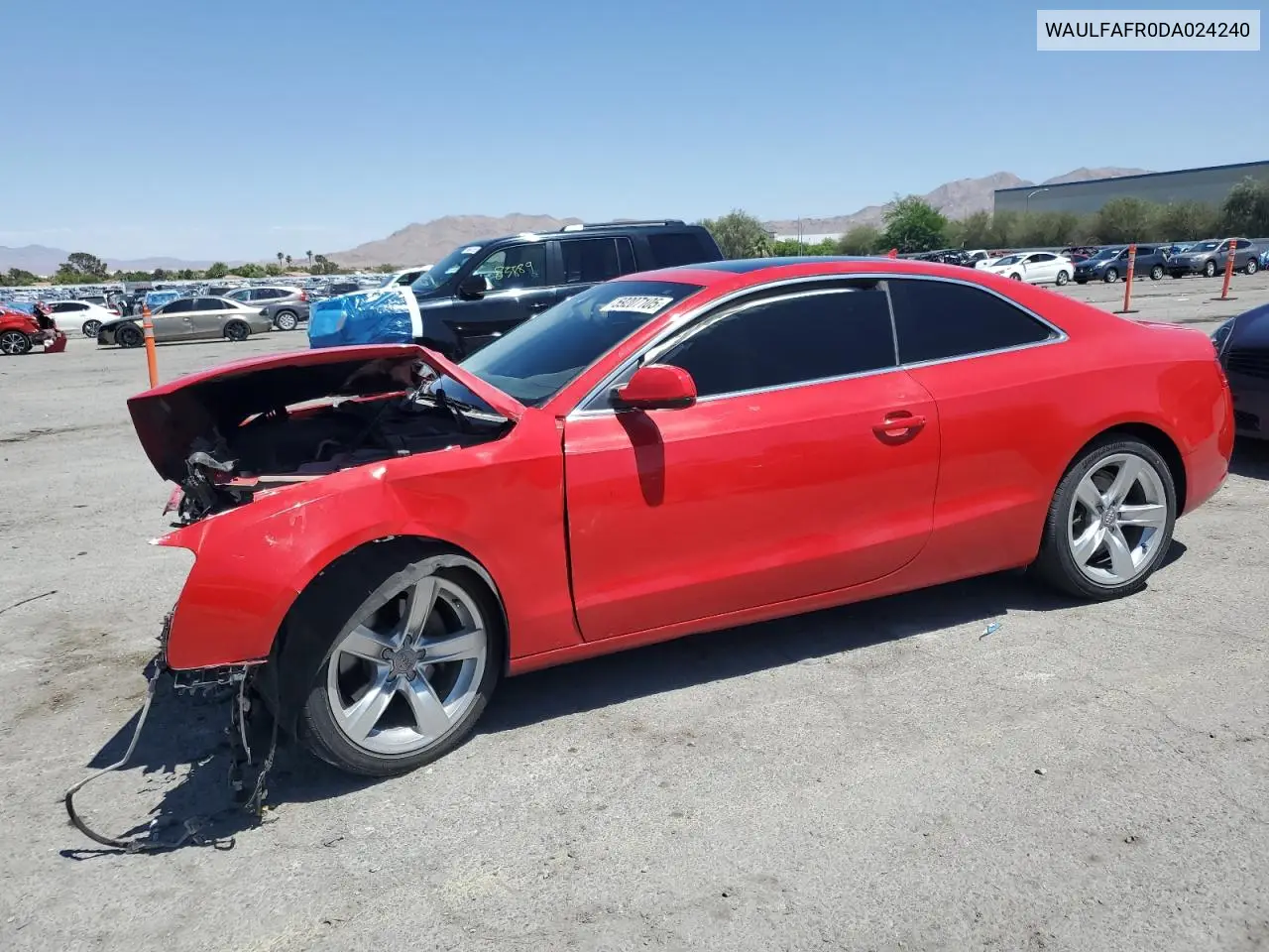 2013 Audi A5 Premium Plus VIN: WAULFAFR0DA024240 Lot: 59207105