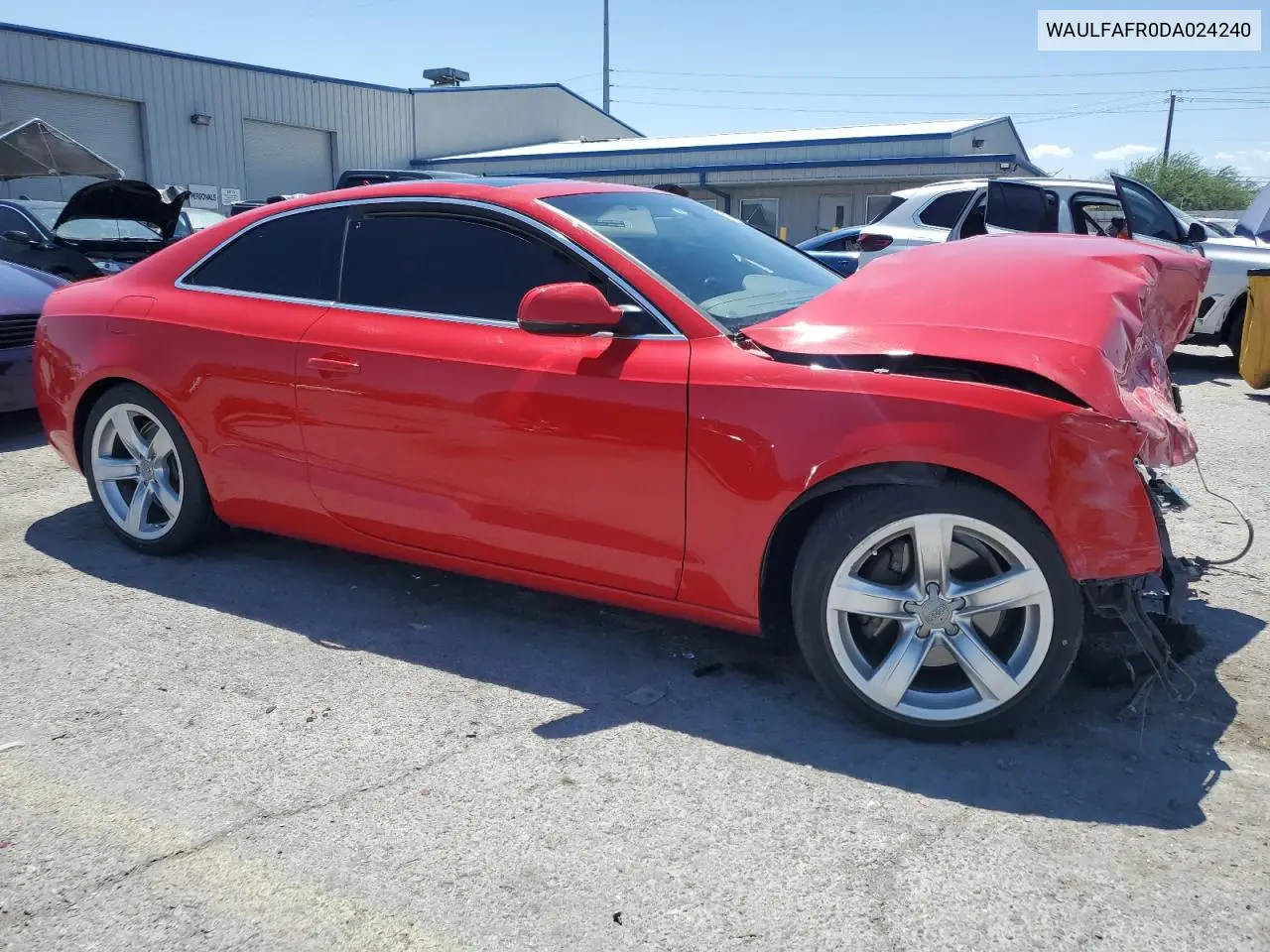 2013 Audi A5 Premium Plus VIN: WAULFAFR0DA024240 Lot: 59207105