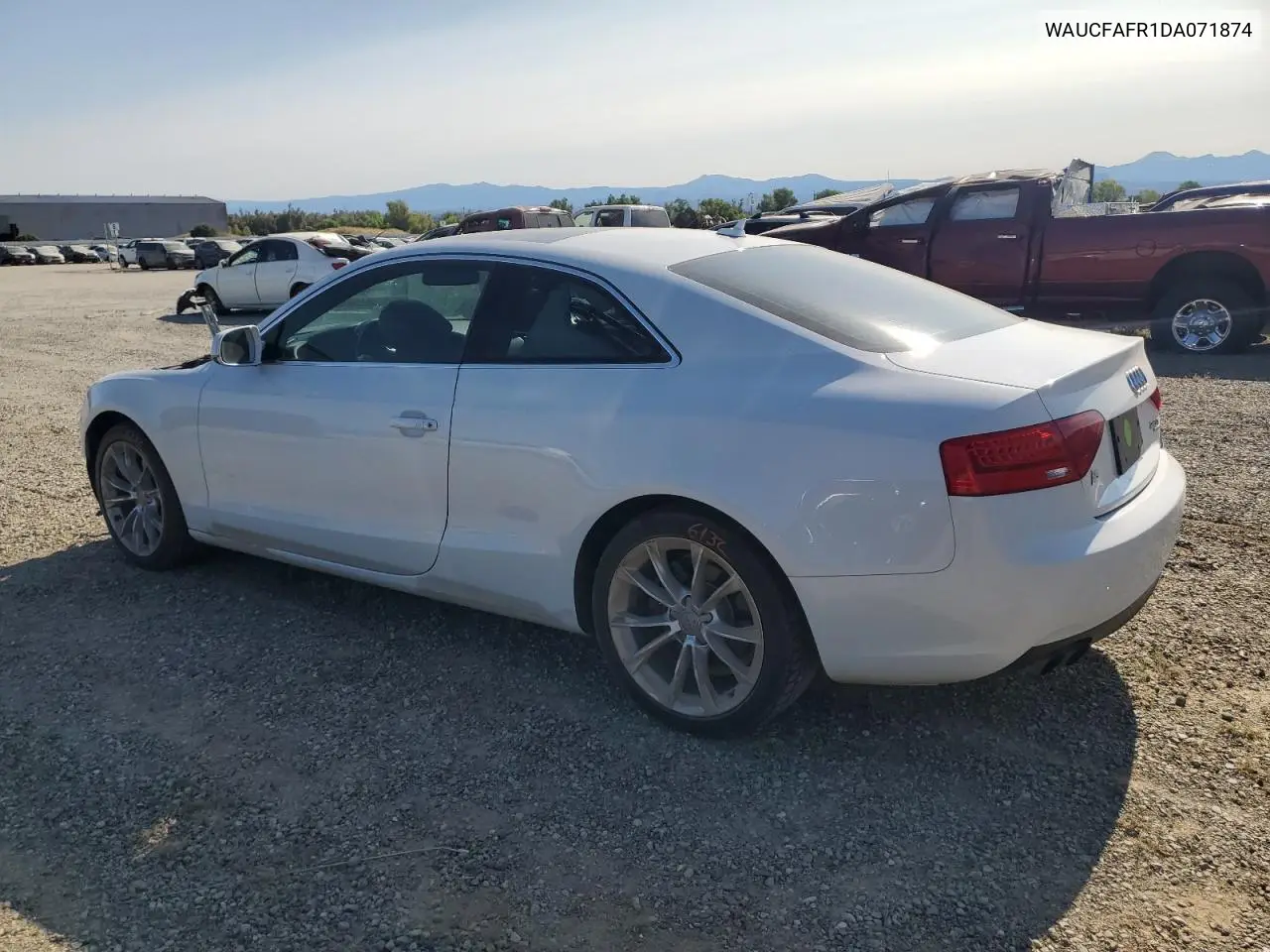 2013 Audi A5 Premium VIN: WAUCFAFR1DA071874 Lot: 61998115