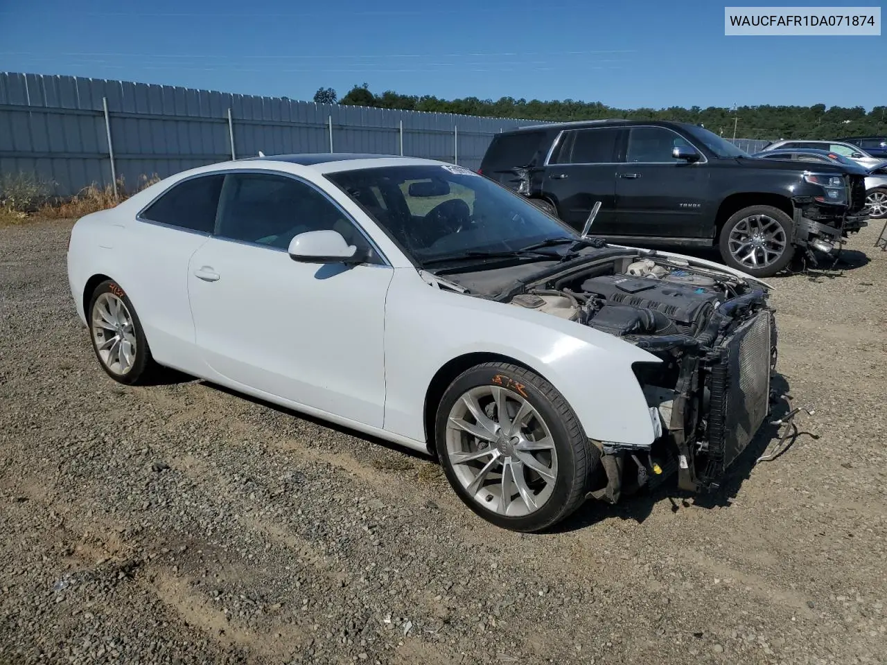 2013 Audi A5 Premium VIN: WAUCFAFR1DA071874 Lot: 61998115