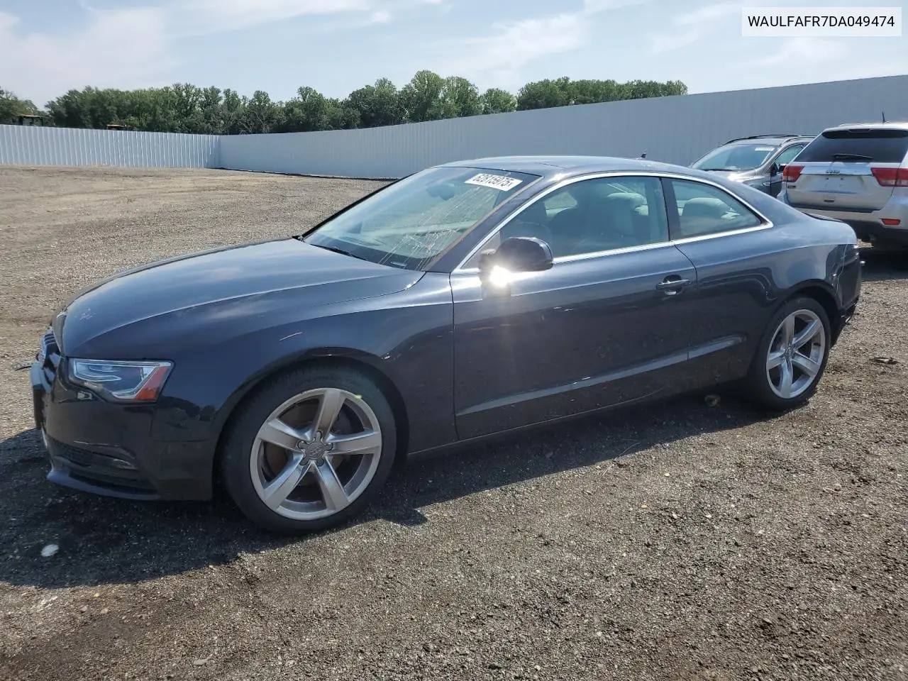 2013 Audi A5 Premium Plus VIN: WAULFAFR7DA049474 Lot: 62815975