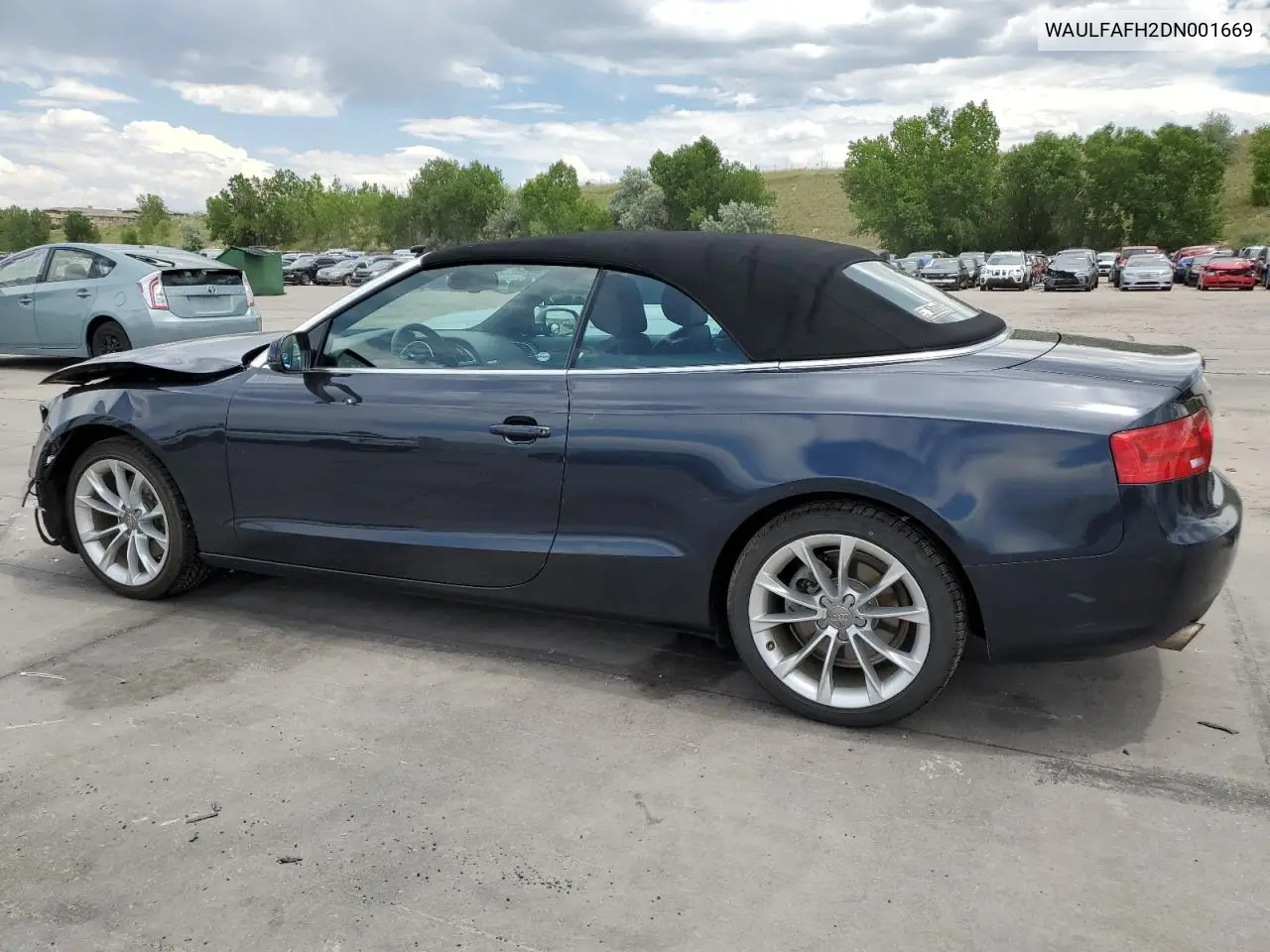 2013 Audi A5 Premium Plus VIN: WAULFAFH2DN001669 Lot: 63005935