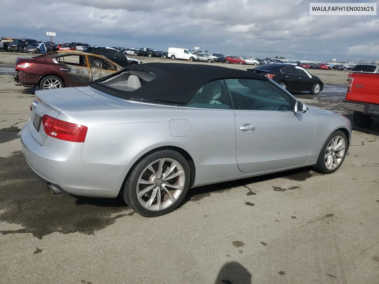 2014 Audi A5 Premium Plus VIN: WAULFAFH1EN003625 Lot: 49354305