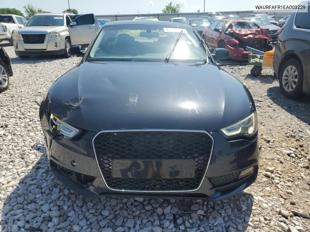 2014 Audi A5 Premium Plus VIN: WAURFAFR1EA003229 Lot: 60787045