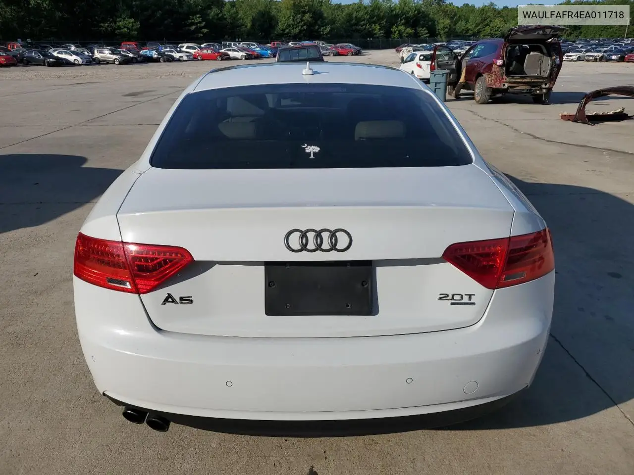 2014 Audi A5 Premium Plus VIN: WAULFAFR4EA011718 Lot: 61240465