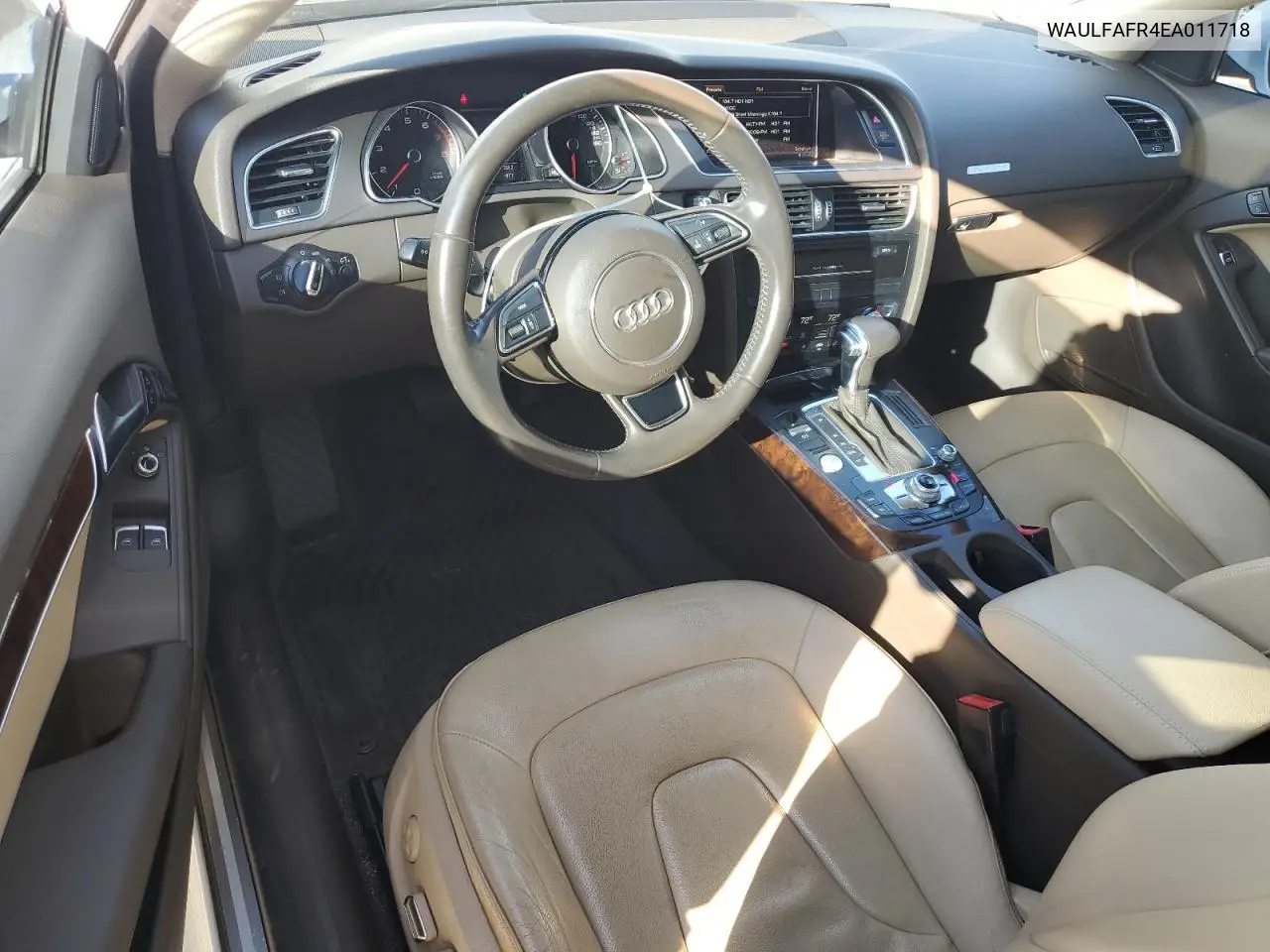 2014 Audi A5 Premium Plus VIN: WAULFAFR4EA011718 Lot: 61240465