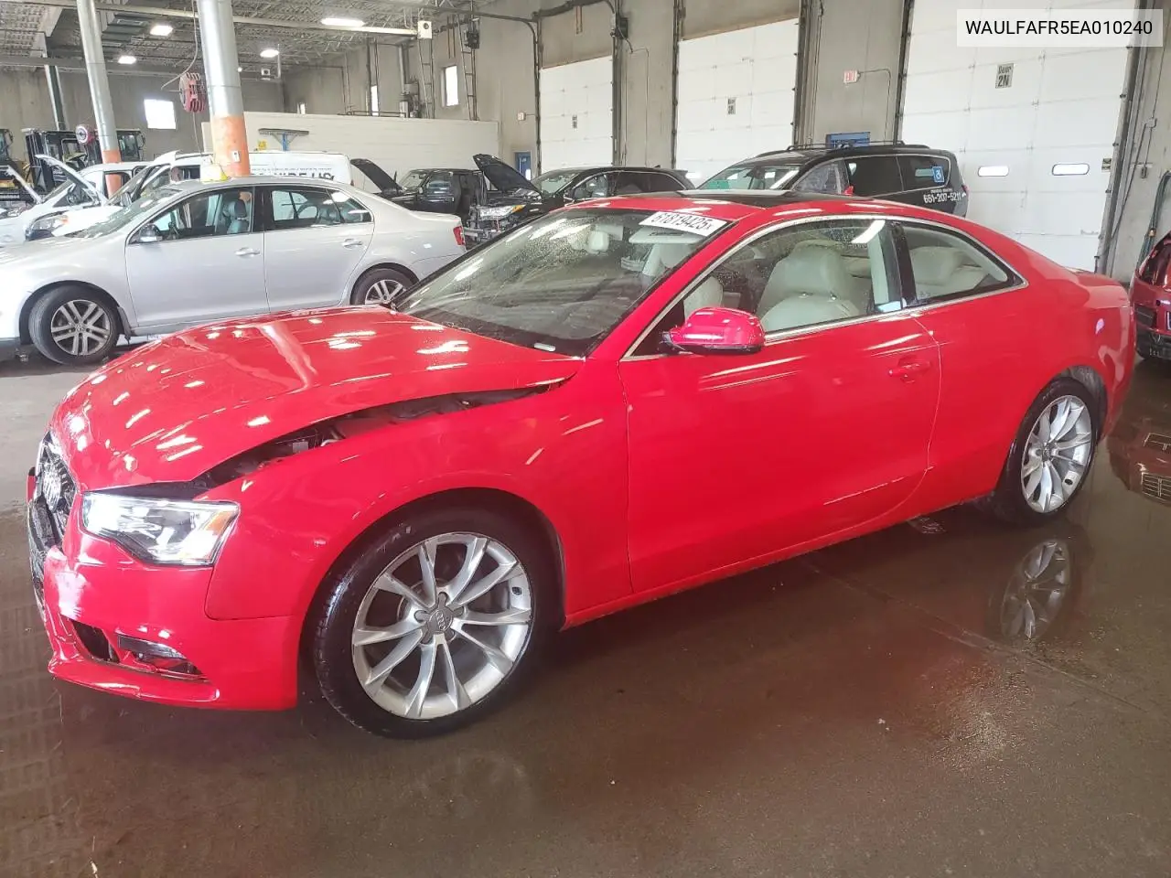 2014 Audi A5 Premium Plus VIN: WAULFAFR5EA010240 Lot: 61819425